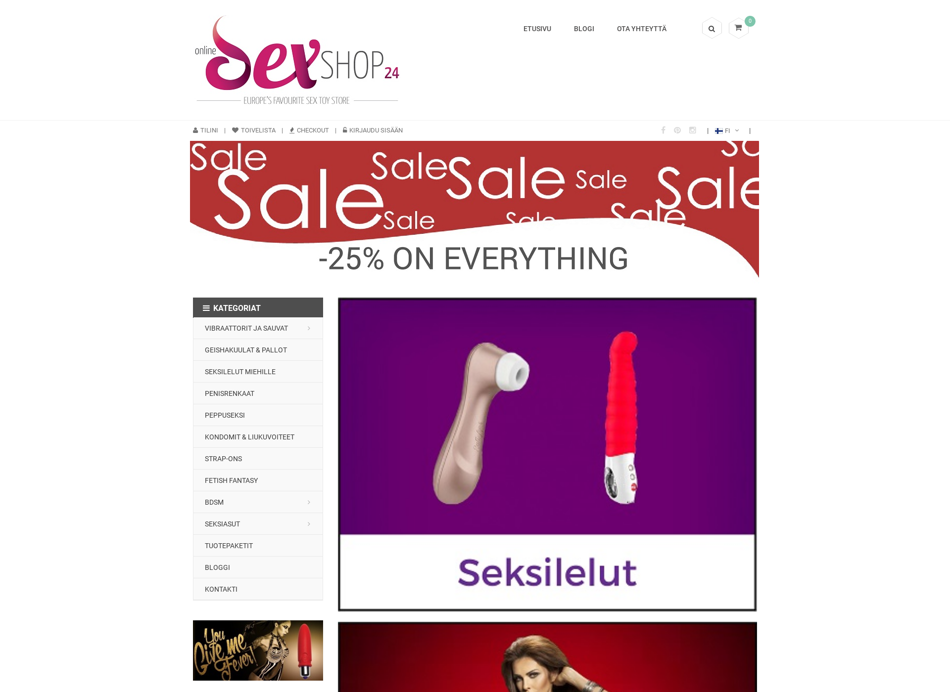 Skärmdump för onlinesexshop24.fi