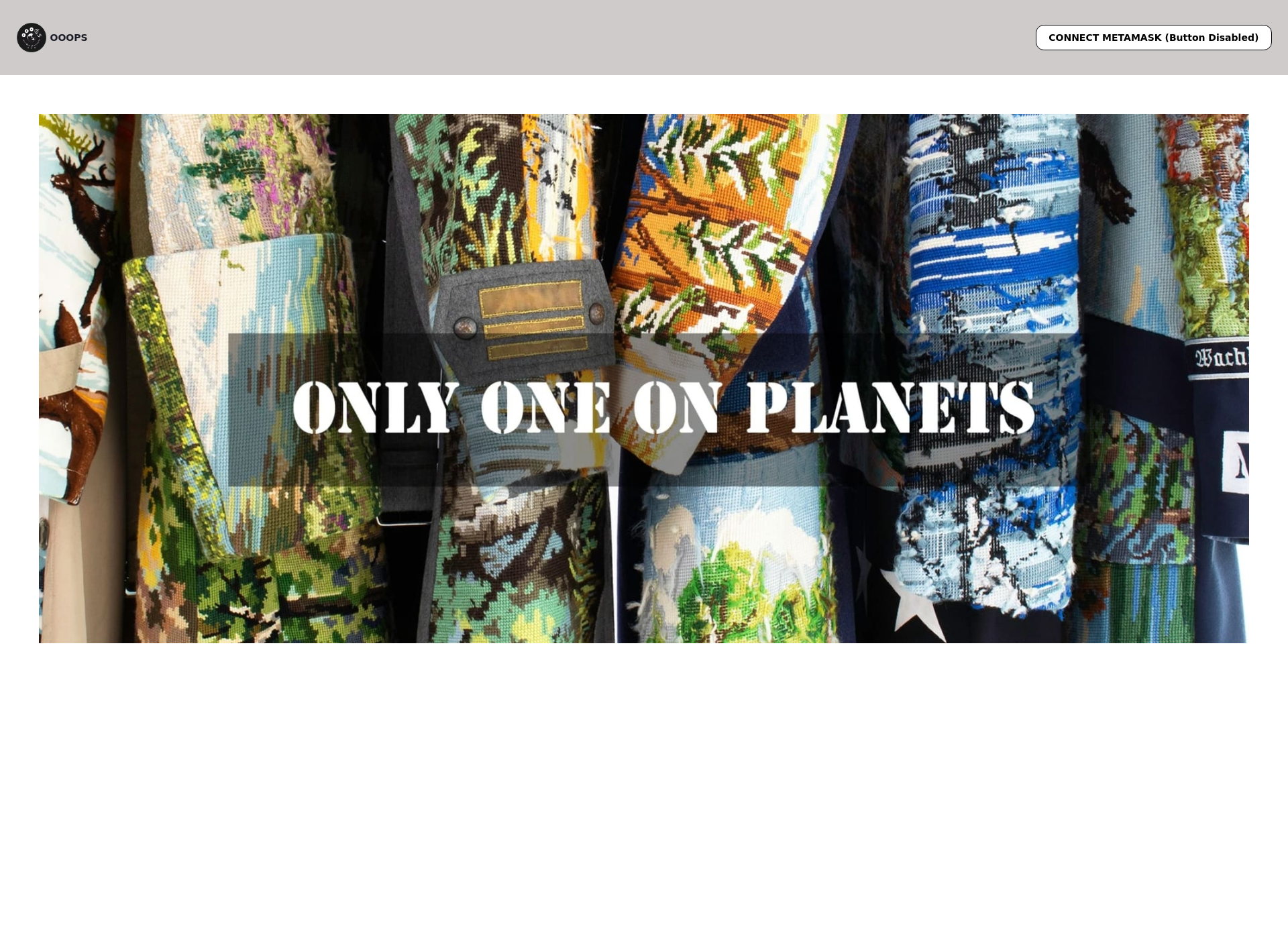 Screenshot for onlyoneonplanets.com
