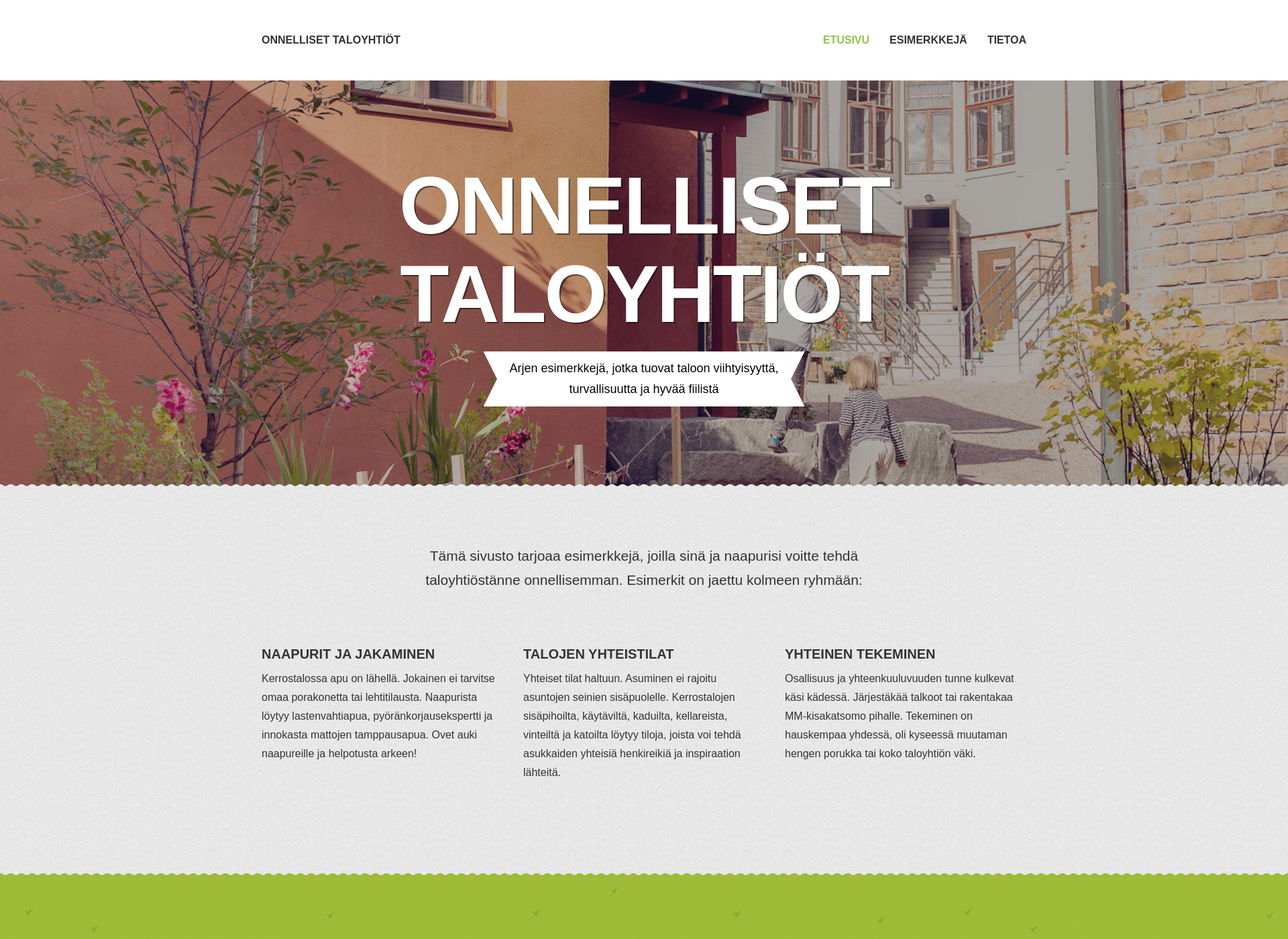 Screenshot for onnellisettaloyhtiot.fi
