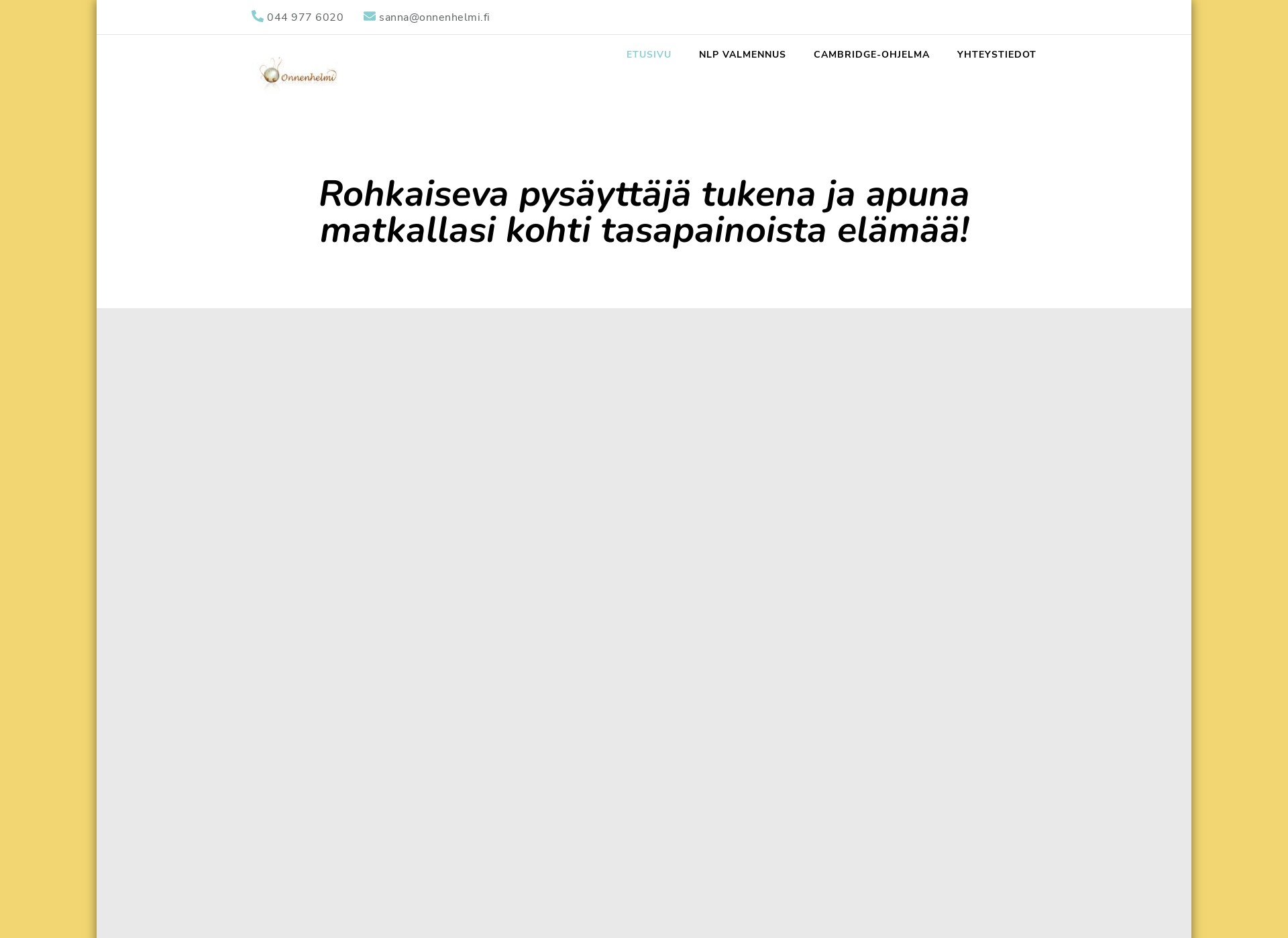 Screenshot for onnenhelmi.fi