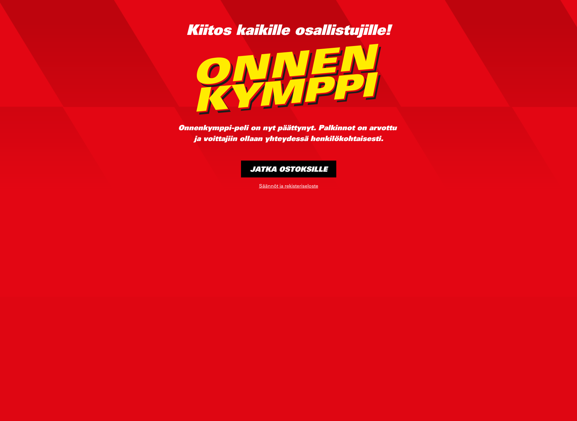 Screenshot for onnenkymppi.fi