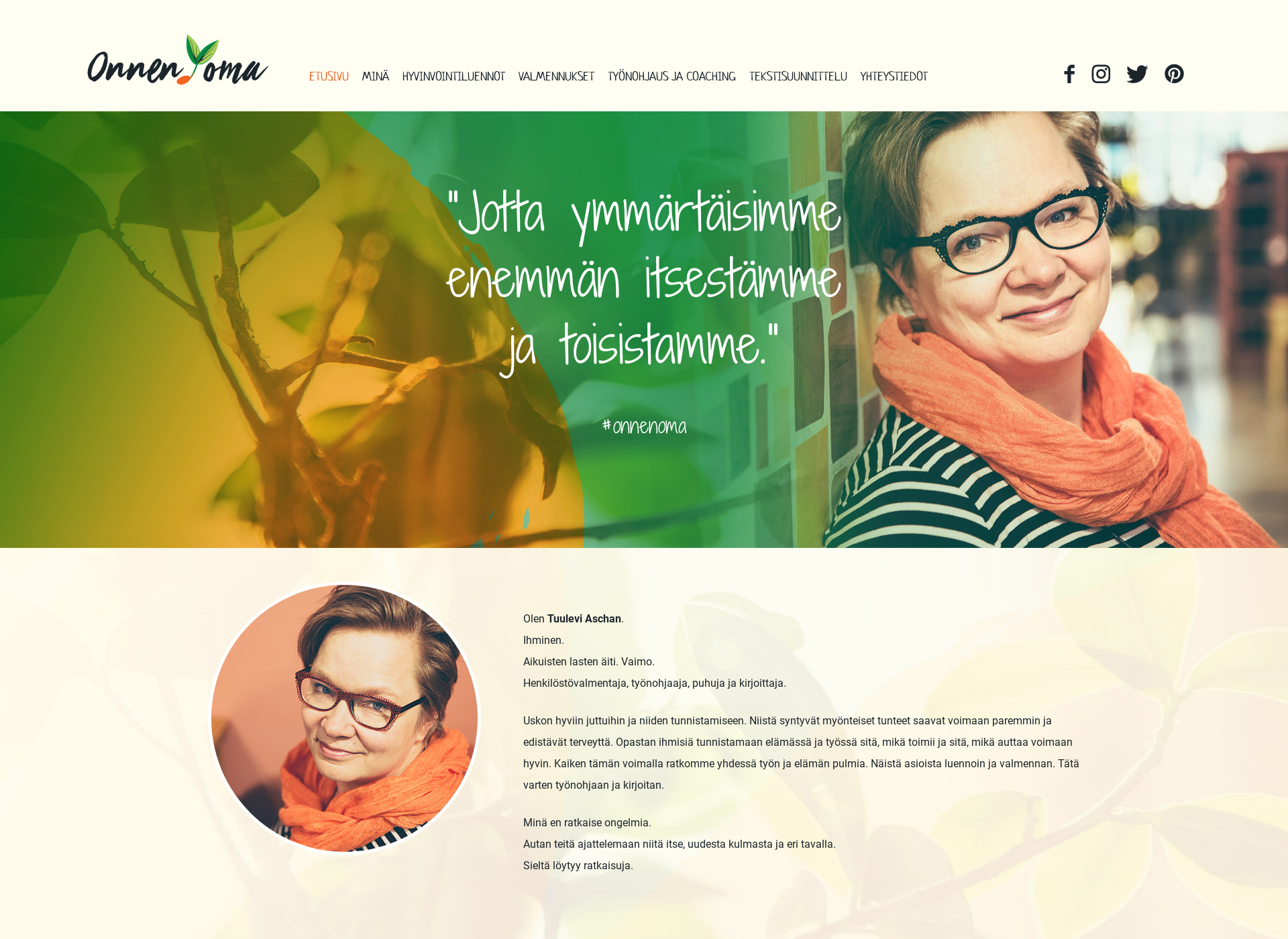 Screenshot for onnenoma.fi