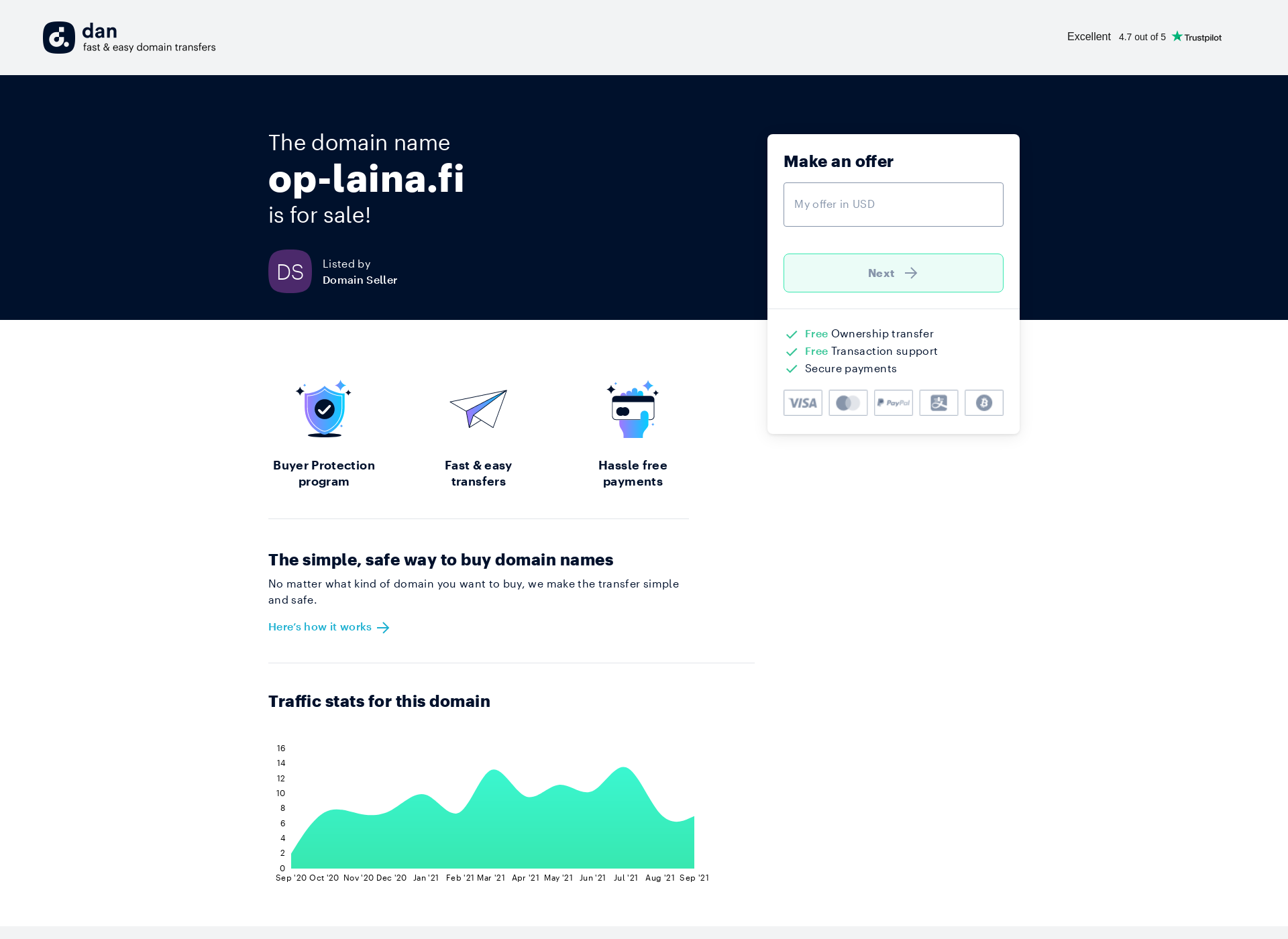 Screenshot for op-laina.fi