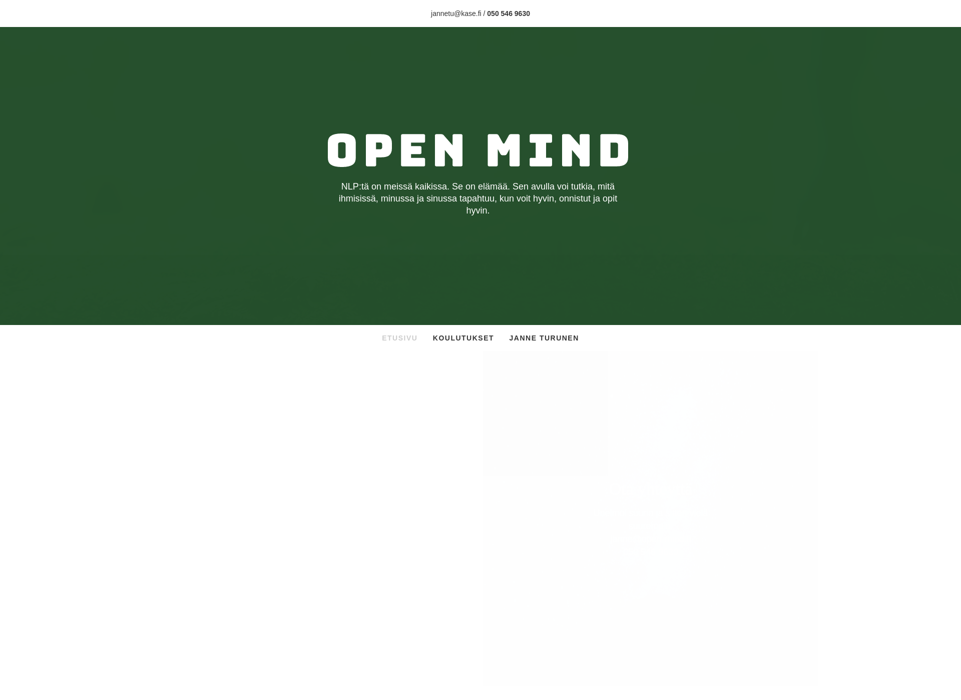 Skärmdump för open-mind.fi