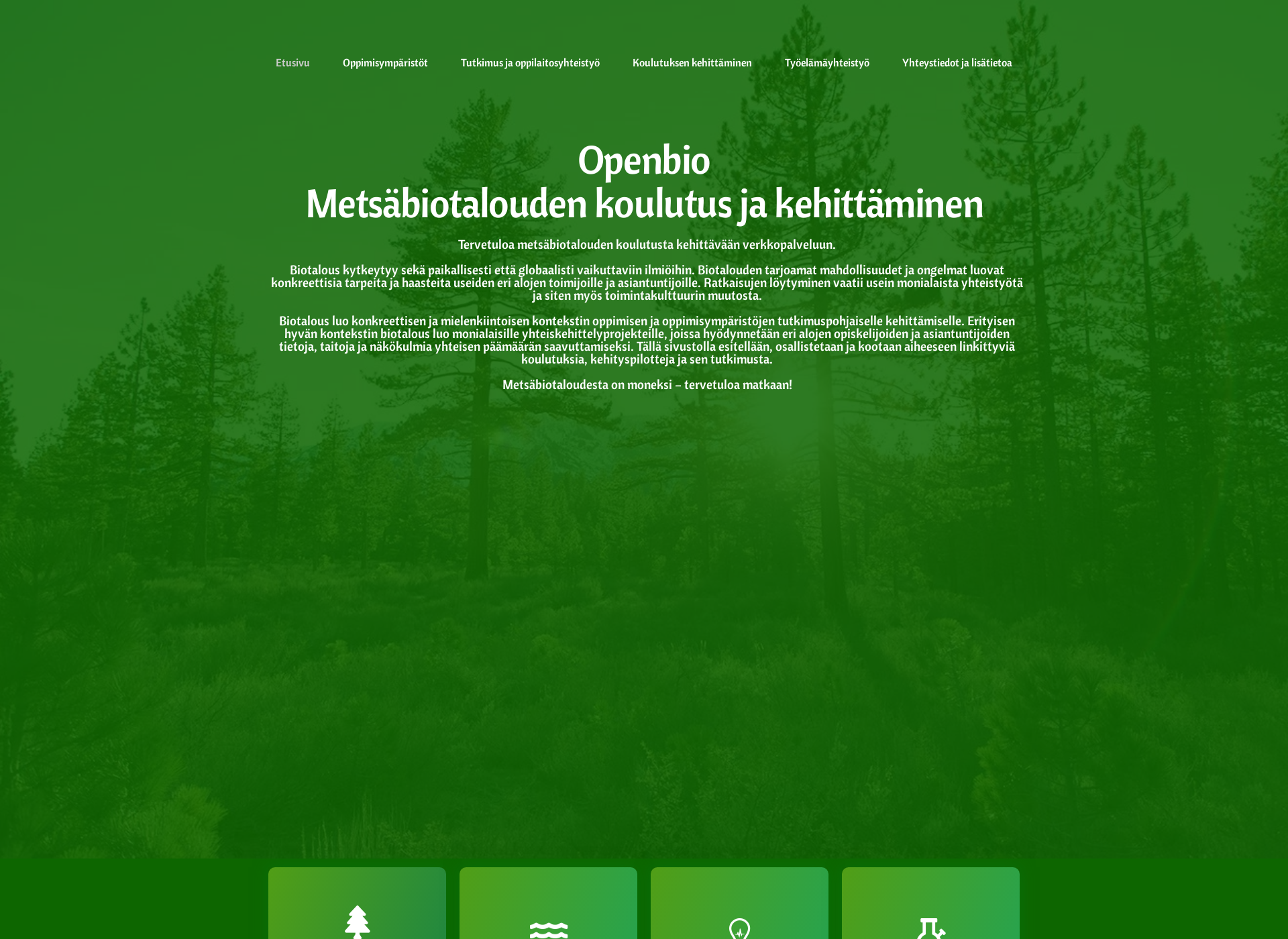Screenshot for openbio.fi