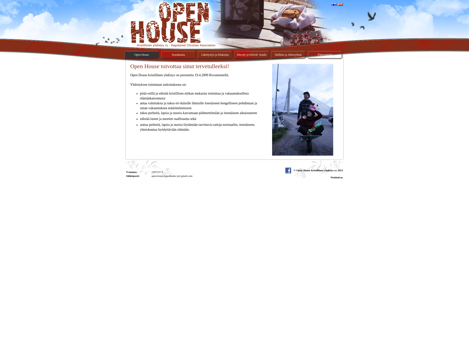 Screenshot for openhouse.fi