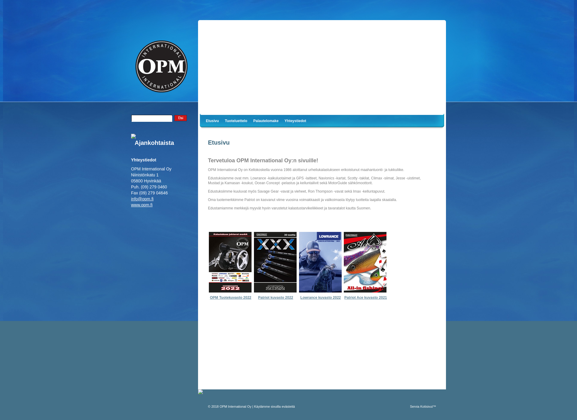 Screenshot for opm.fi