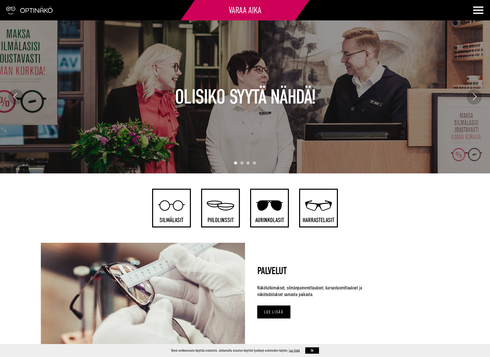 Screenshot for optikkoturku.fi