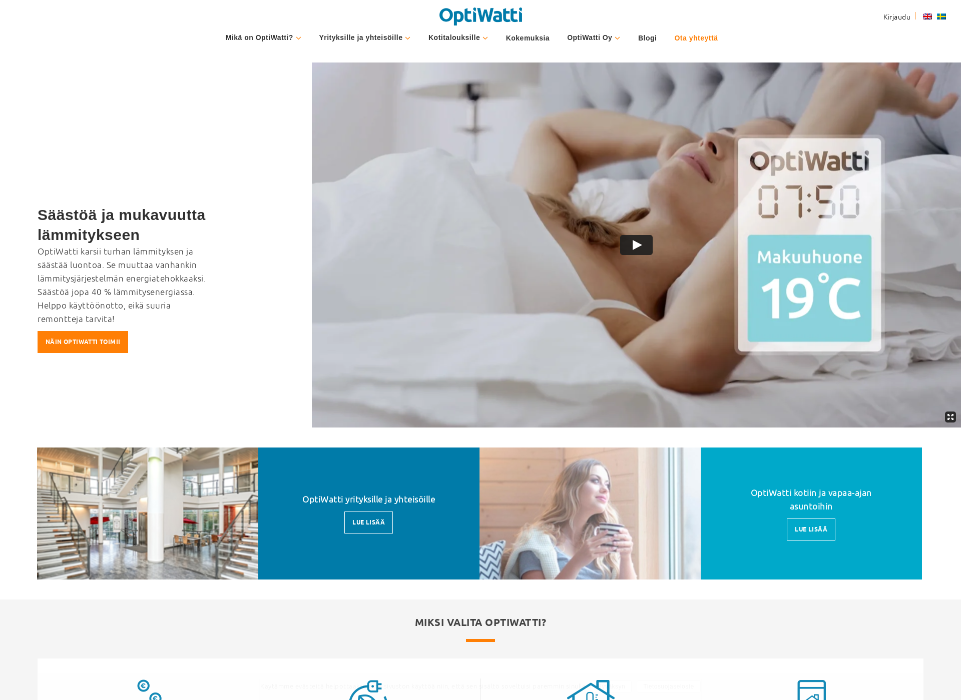 Screenshot for optiwat.fi