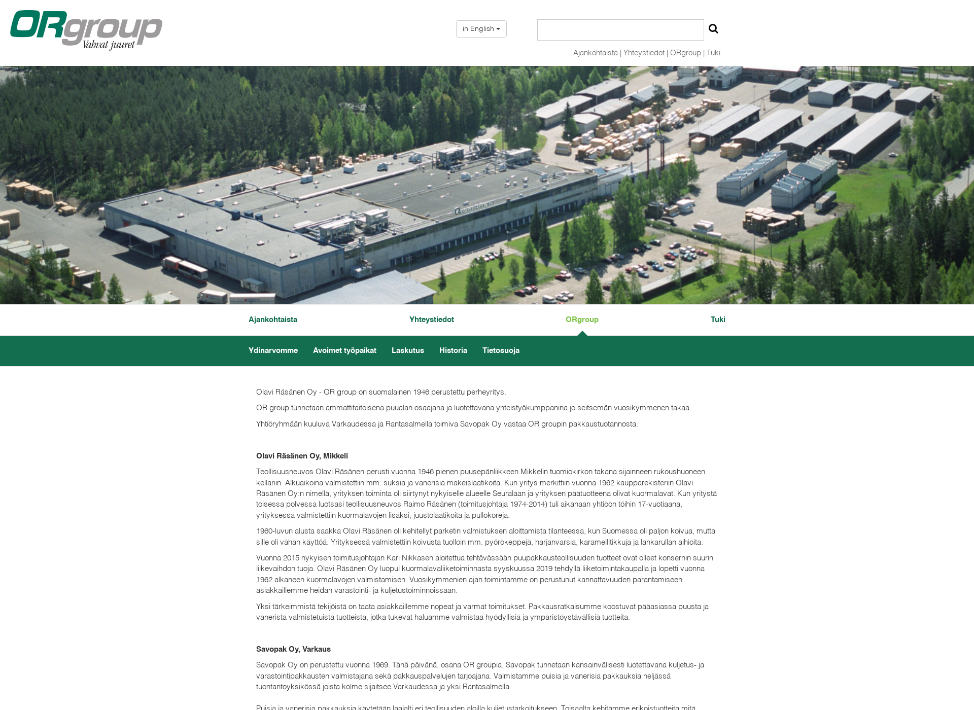 Screenshot for or-tehtaanmyymala.fi
