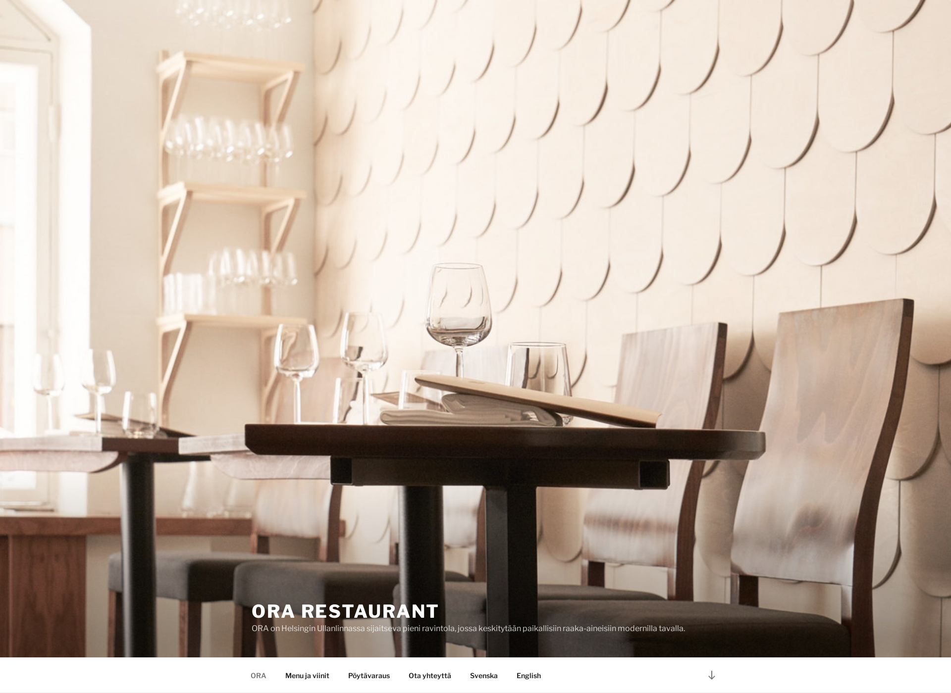 Screenshot for orarestaurant.fi