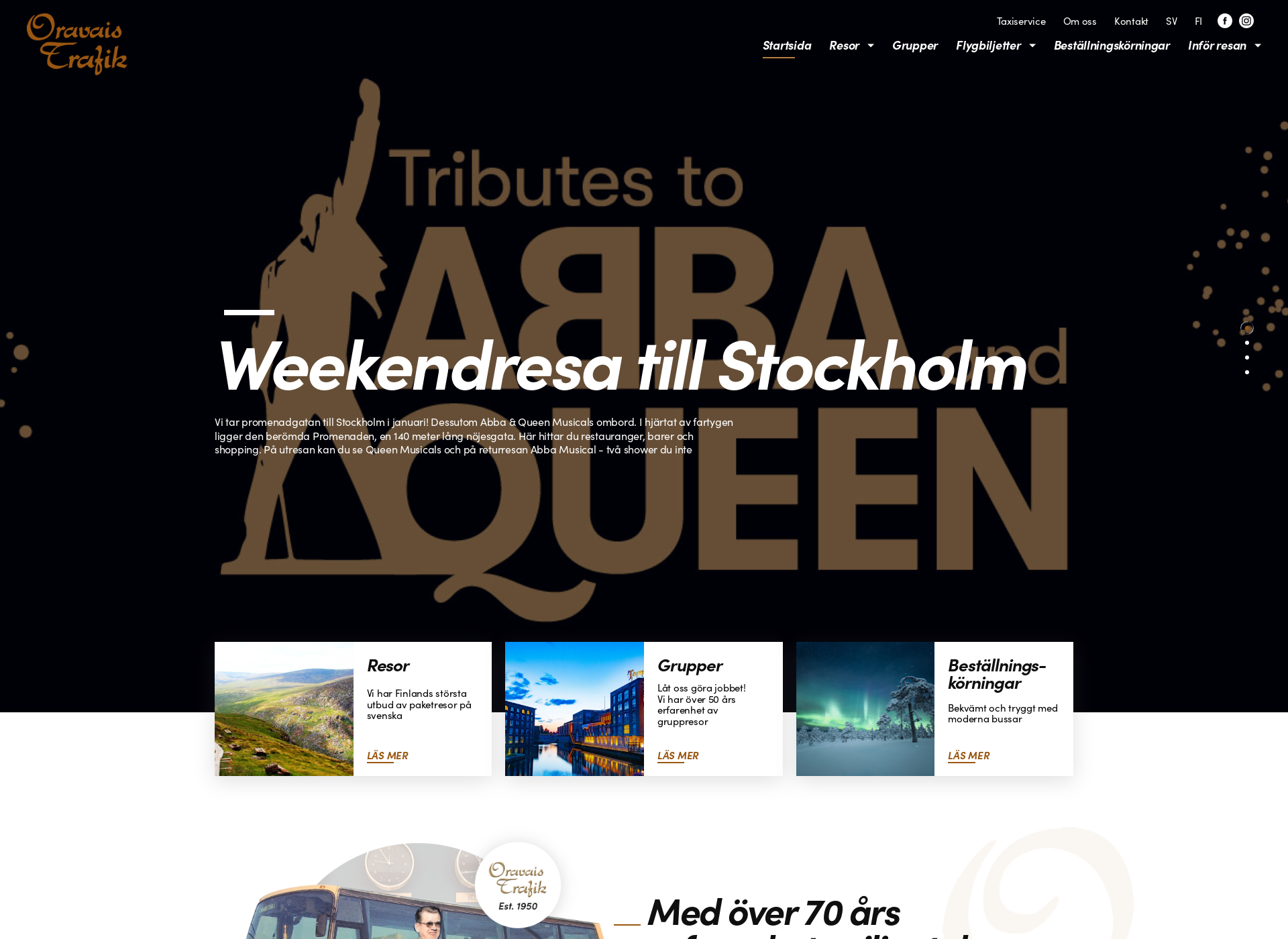 Screenshot for oravaistrafik.fi