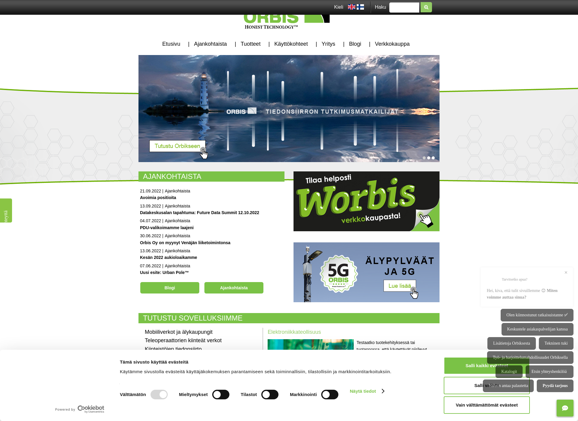 Screenshot for orbis.fi