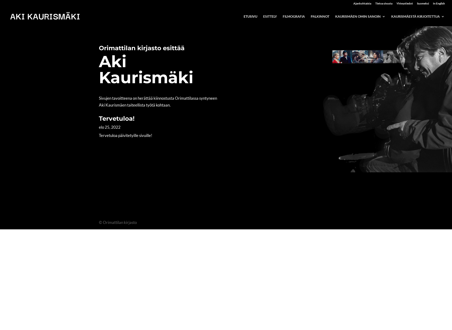 Screenshot for orimattilakaurismaki.fi