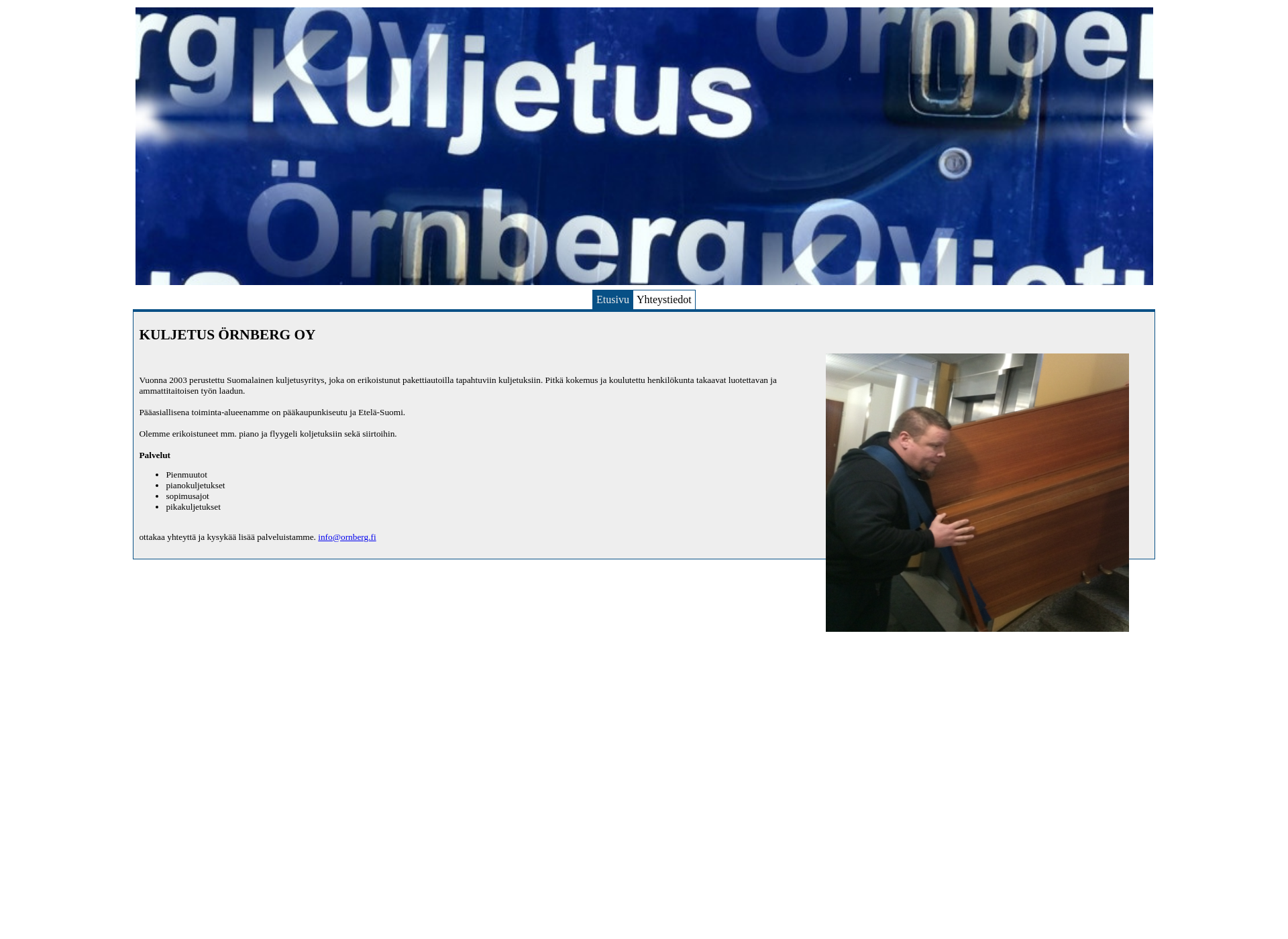 Skärmdump för ornberg.fi