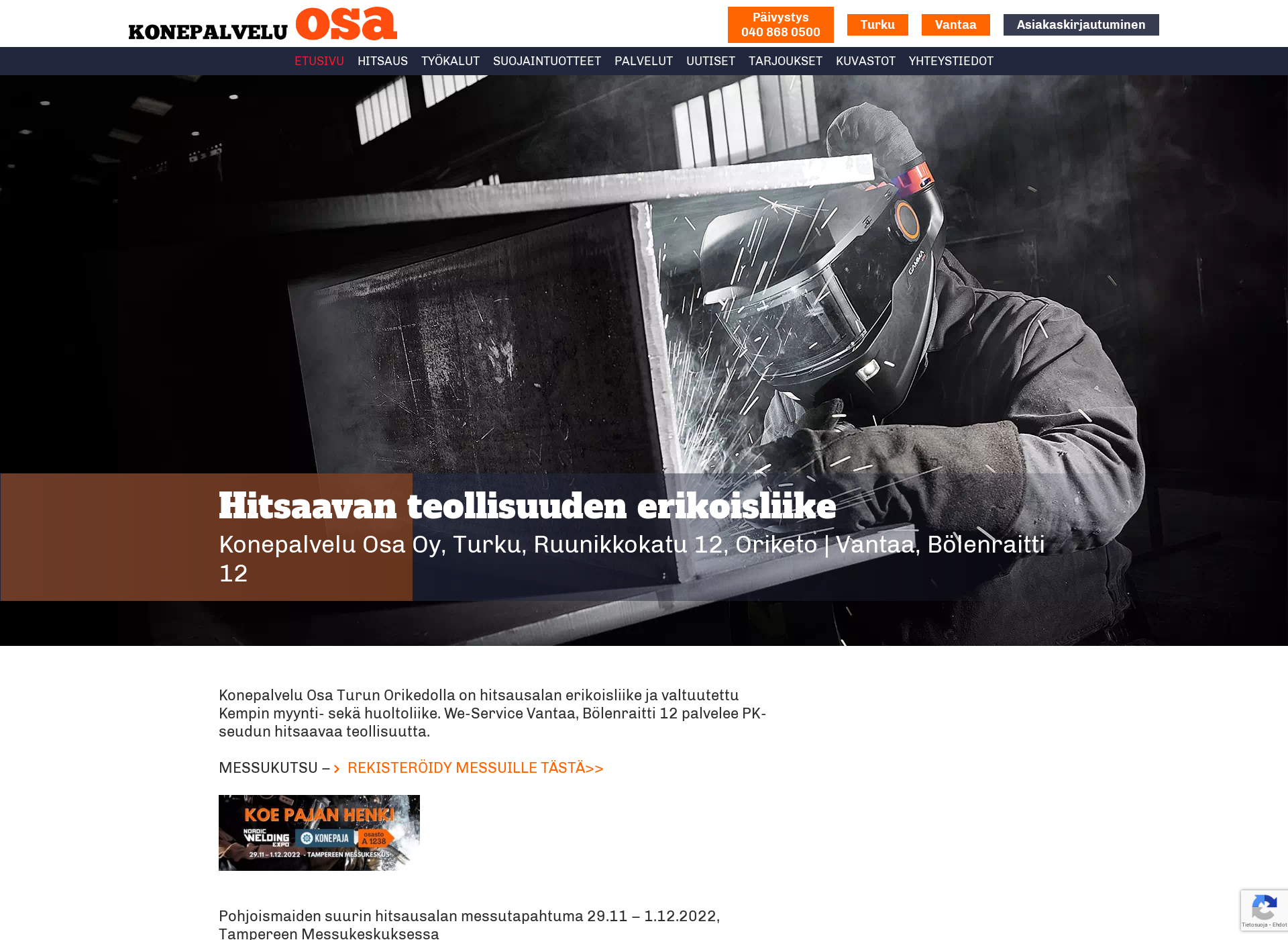 Screenshot for osa.fi