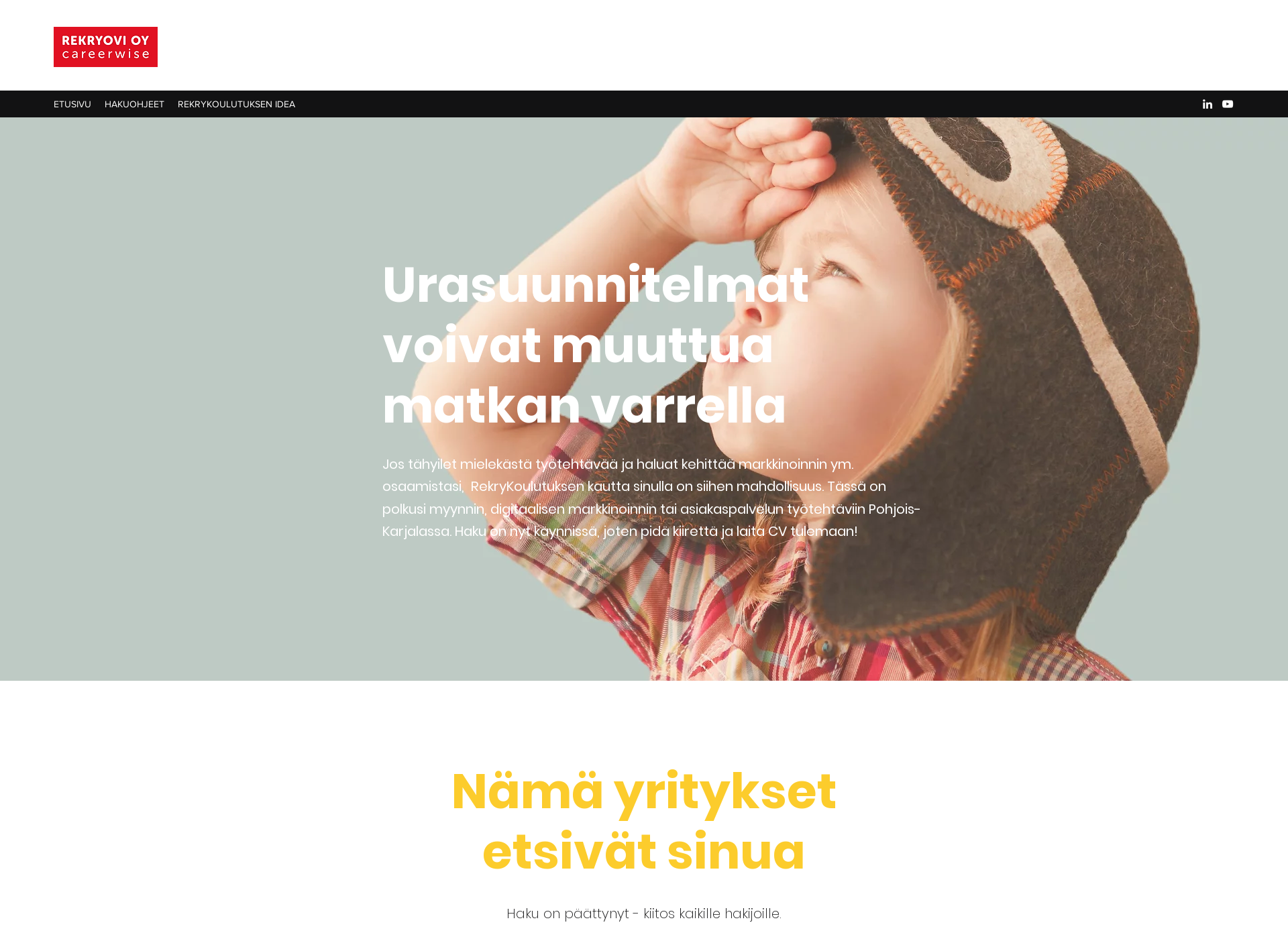 Screenshot for osaamispolku.fi