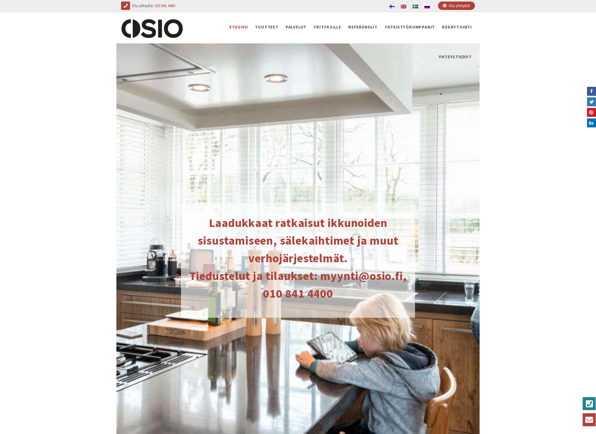 Skärmdump för osio.fi