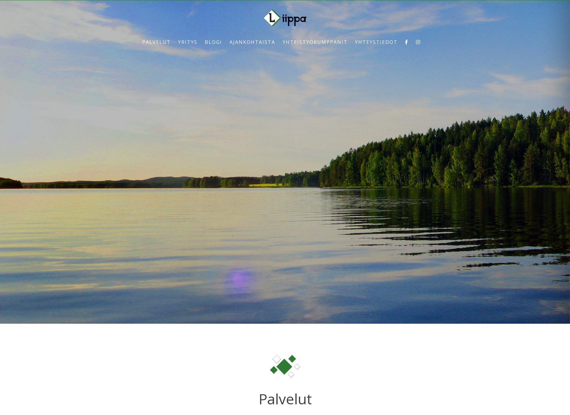 Skärmdump för oskliippa.fi