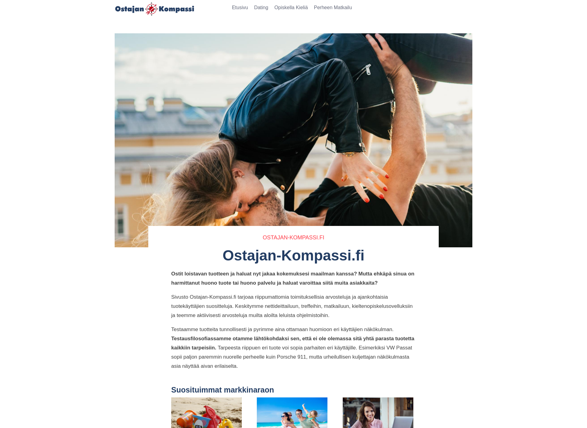 Screenshot for ostajan-kompassi.fi