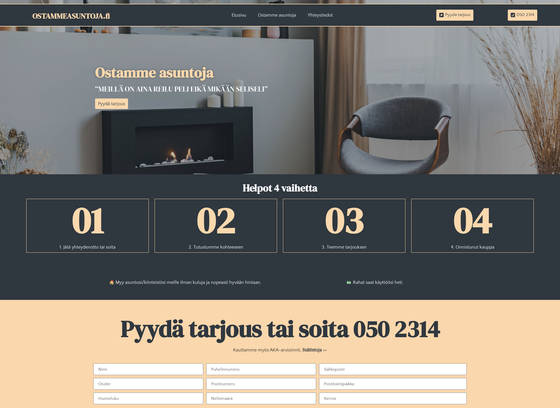 Screenshot for ostammeasuntoja.fi