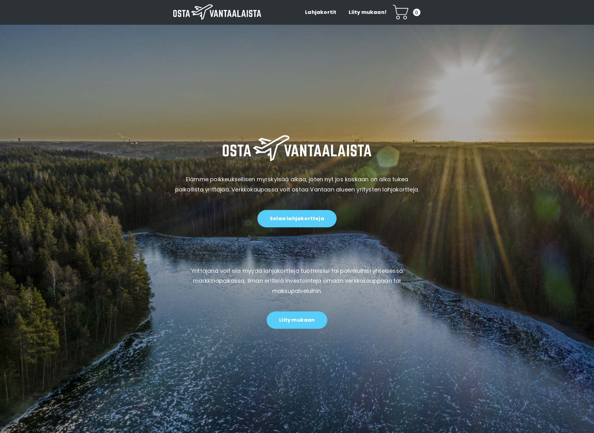 Skärmdump för ostavantaalaista.fi