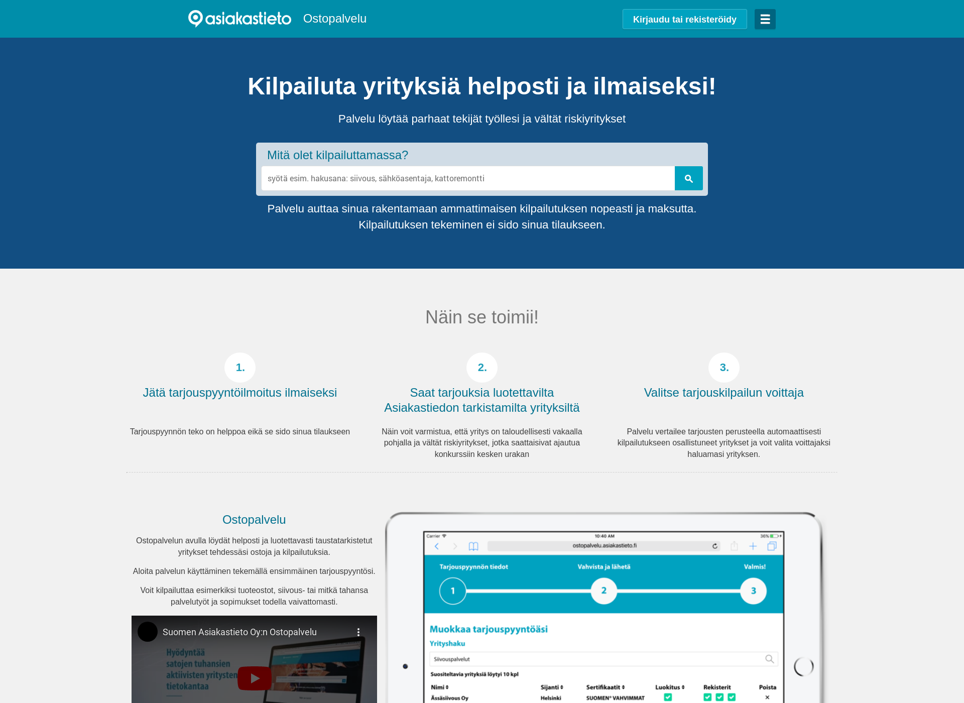 Screenshot for ostopalvelu.fi