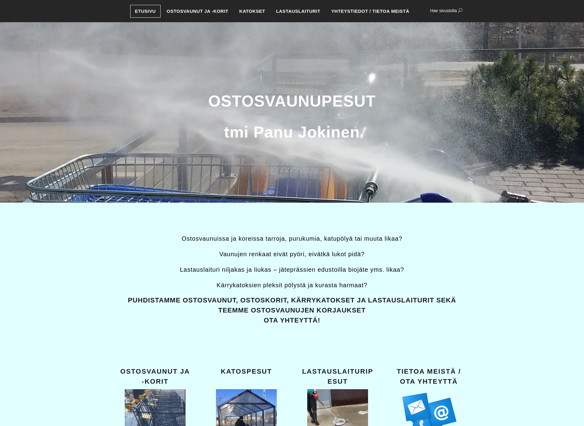 Screenshot for ostosvaunupesut.fi