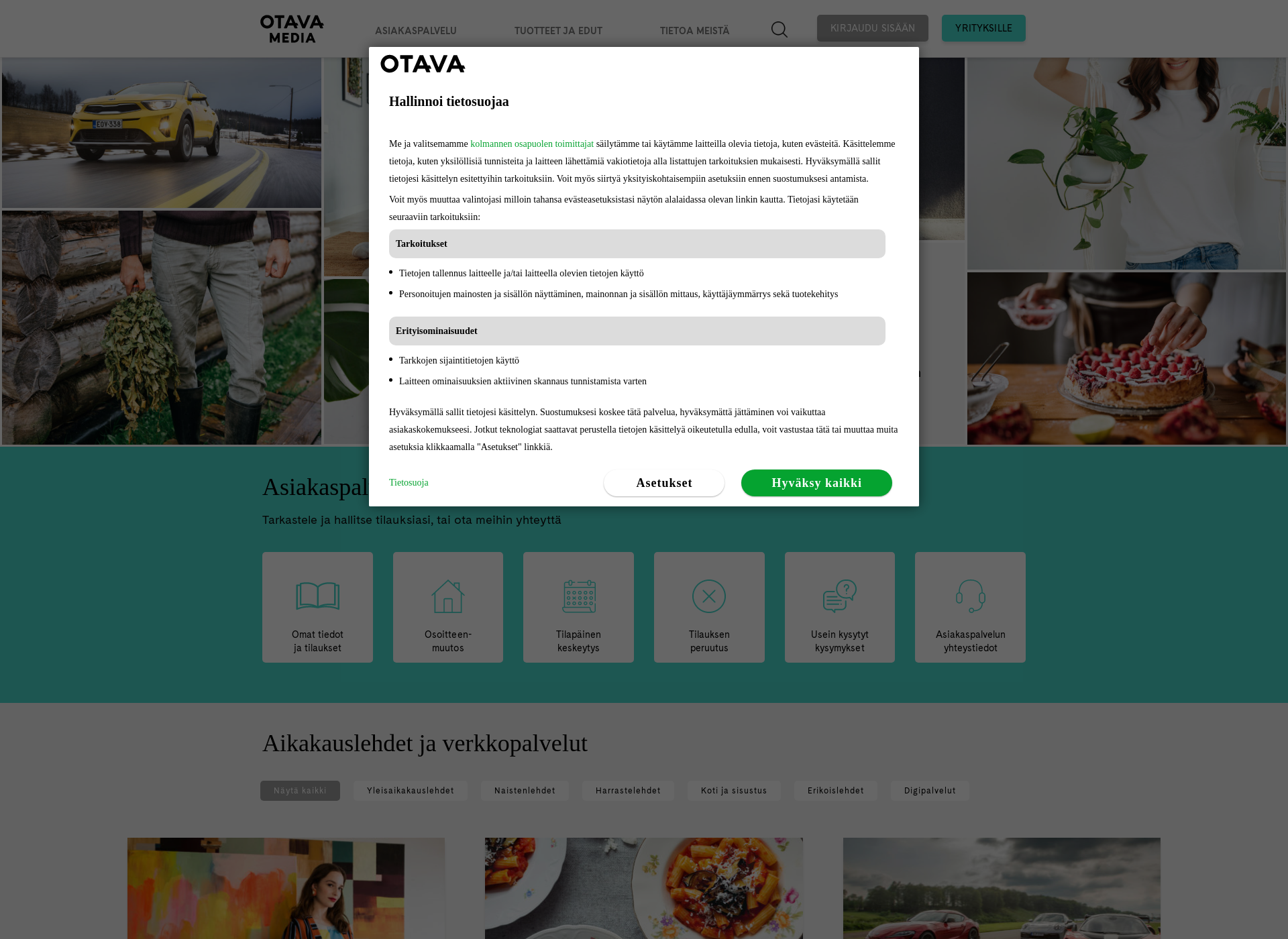Screenshot for otava-media.fi