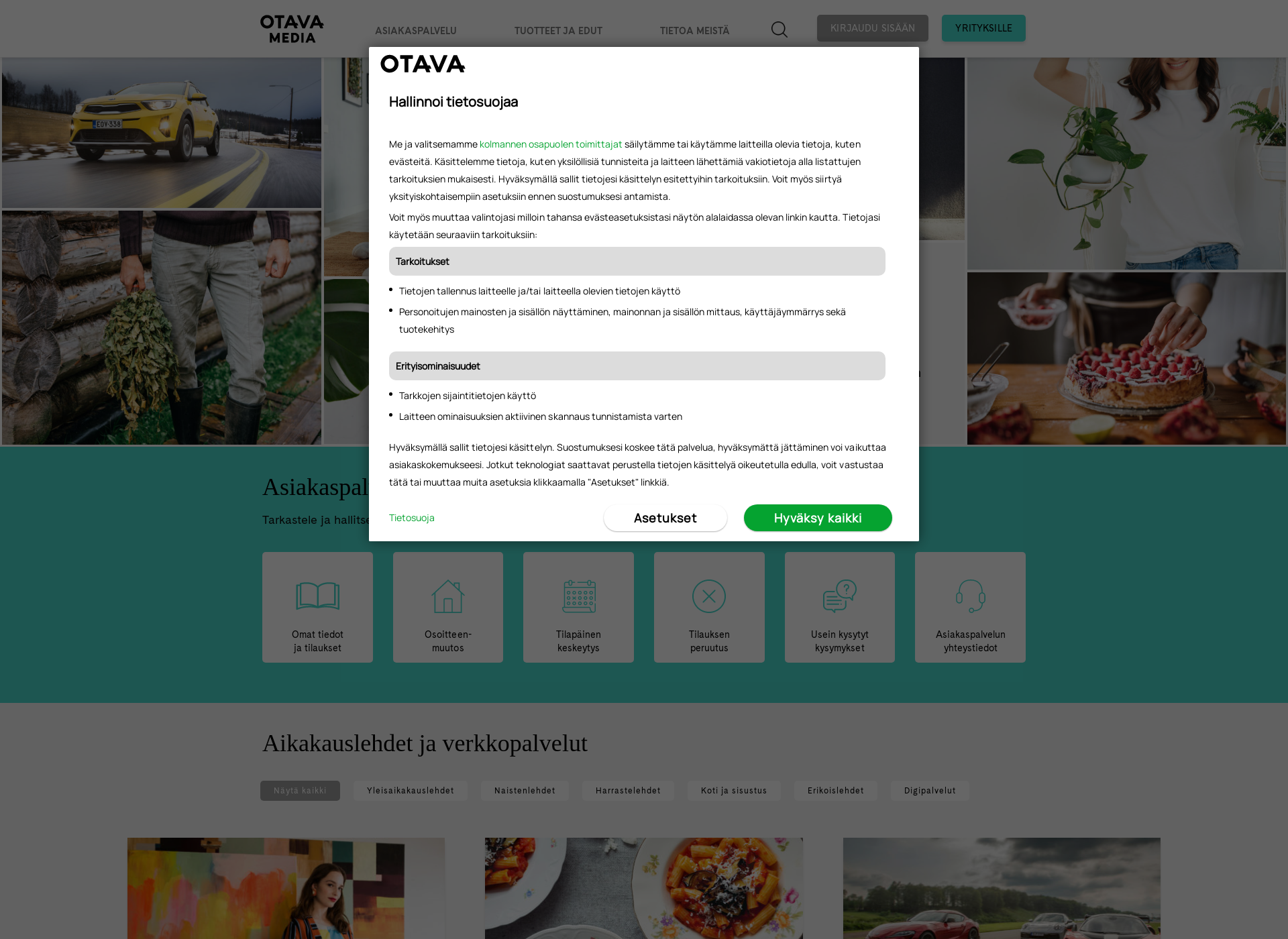 Screenshot for otavamedia.fi