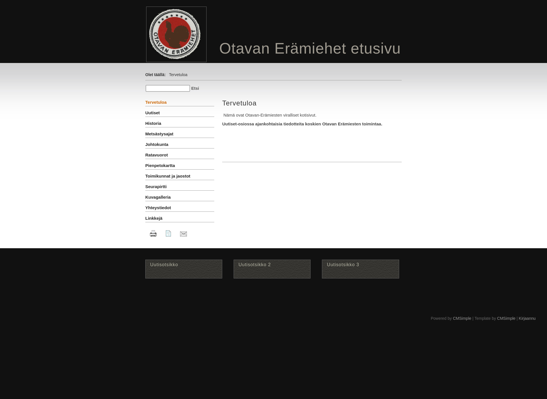 Screenshot for otavan-eramiehet.fi