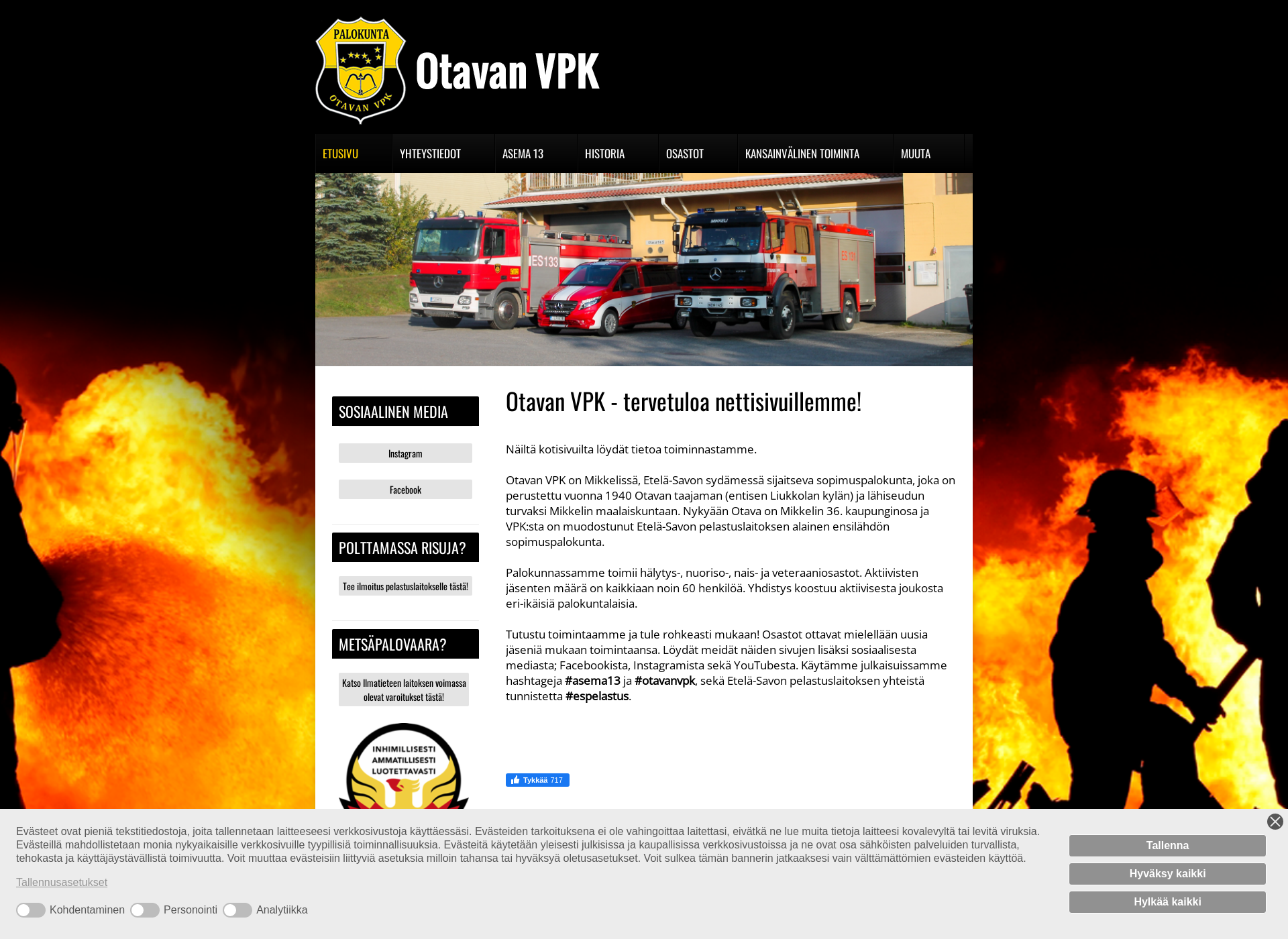 Screenshot for otavanvpk.fi