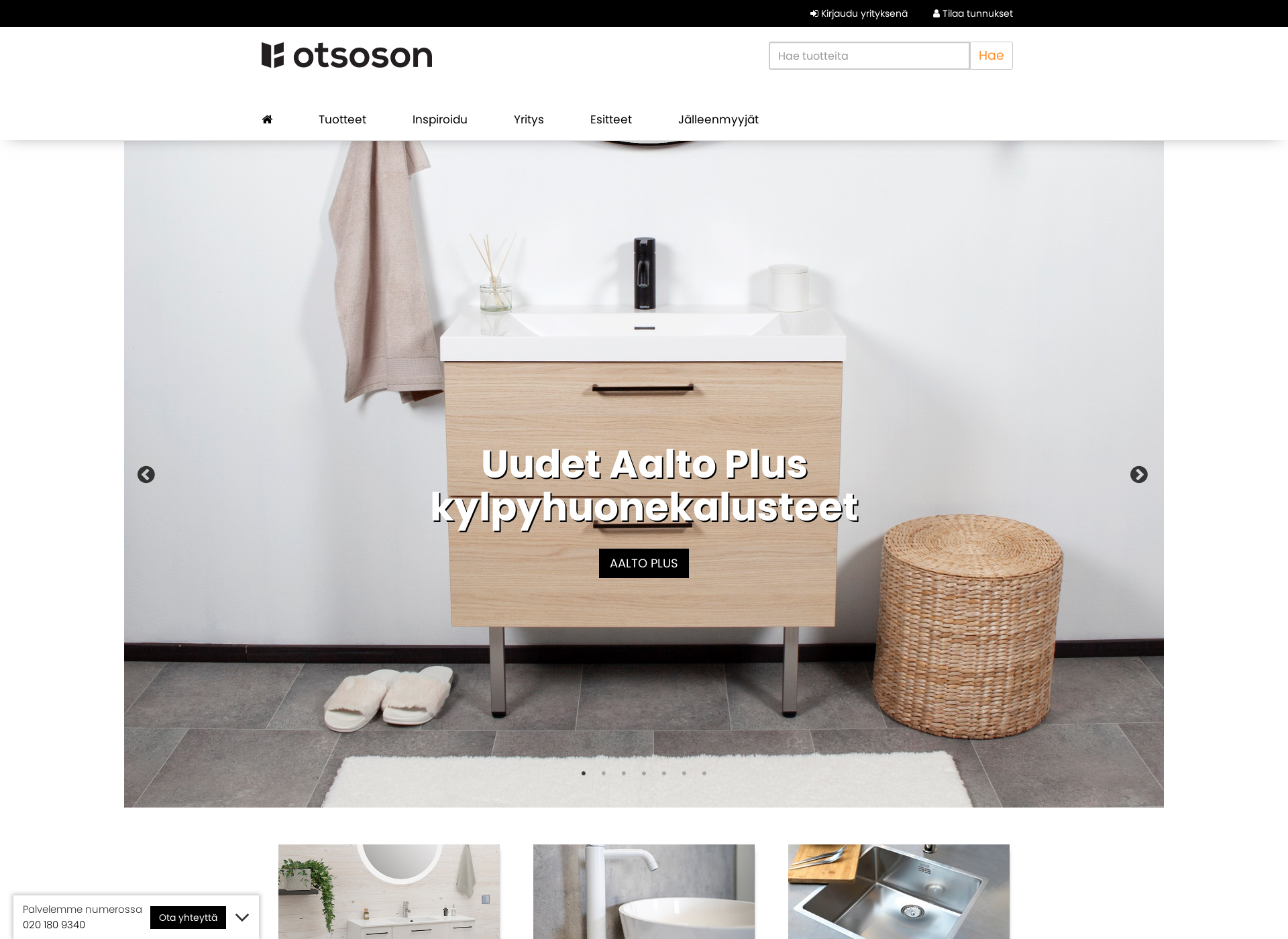 Screenshot for otsoson.fi