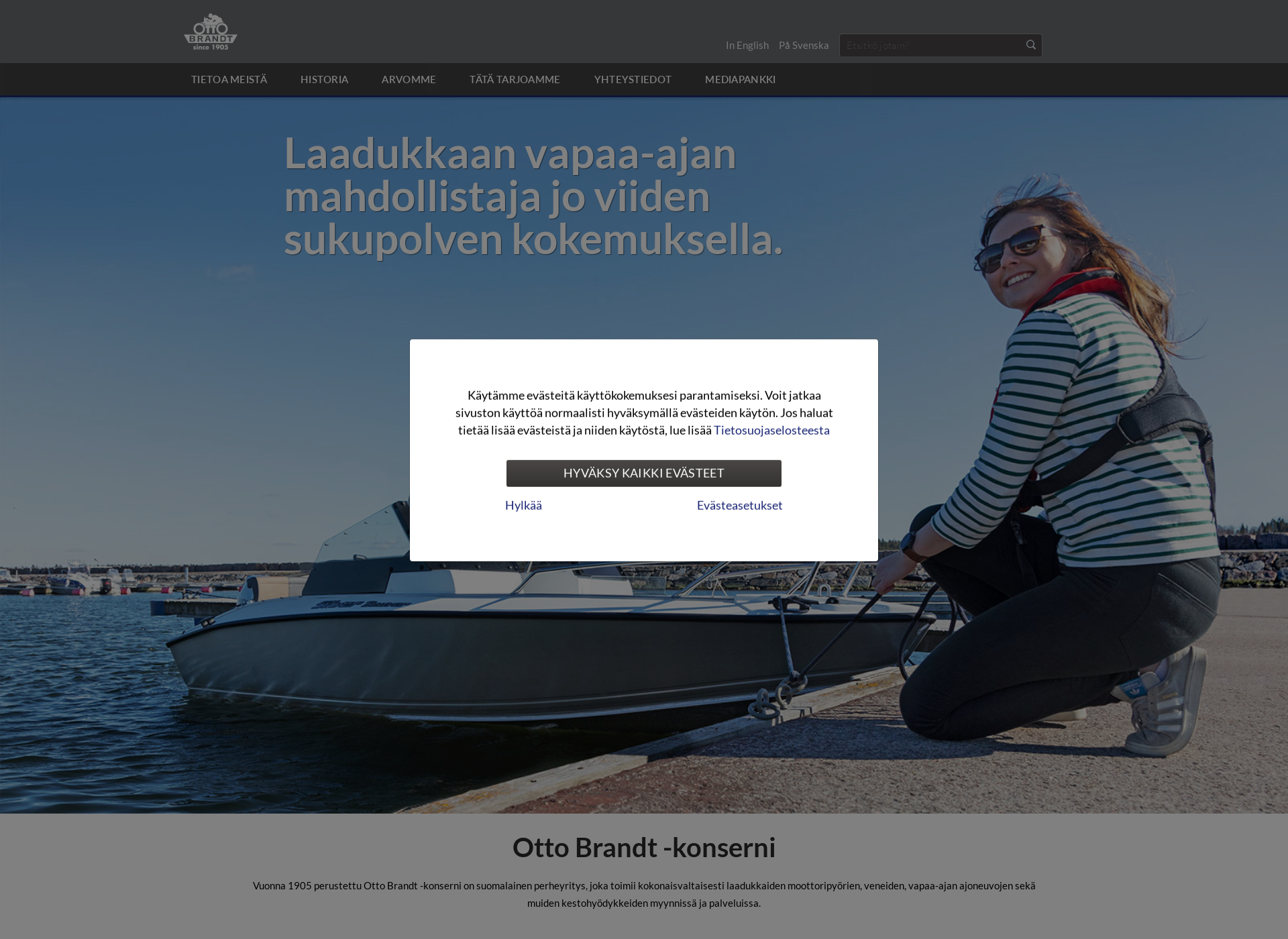 Screenshot for ottobrandtgroup.fi