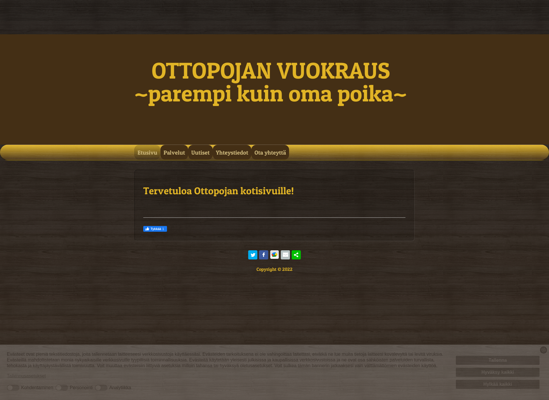 Screenshot for ottopojanvuokraus.fi