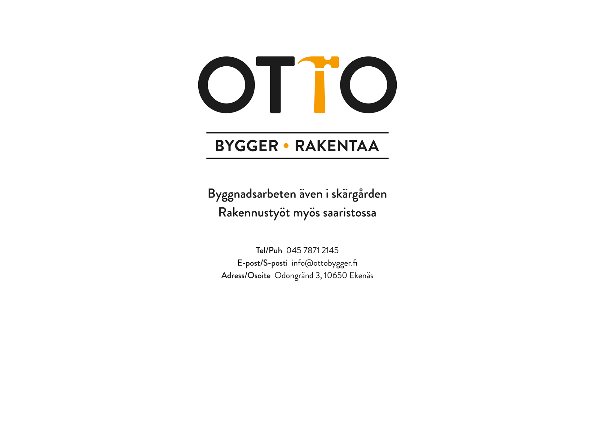 Skärmdump för ottorakentaa.fi