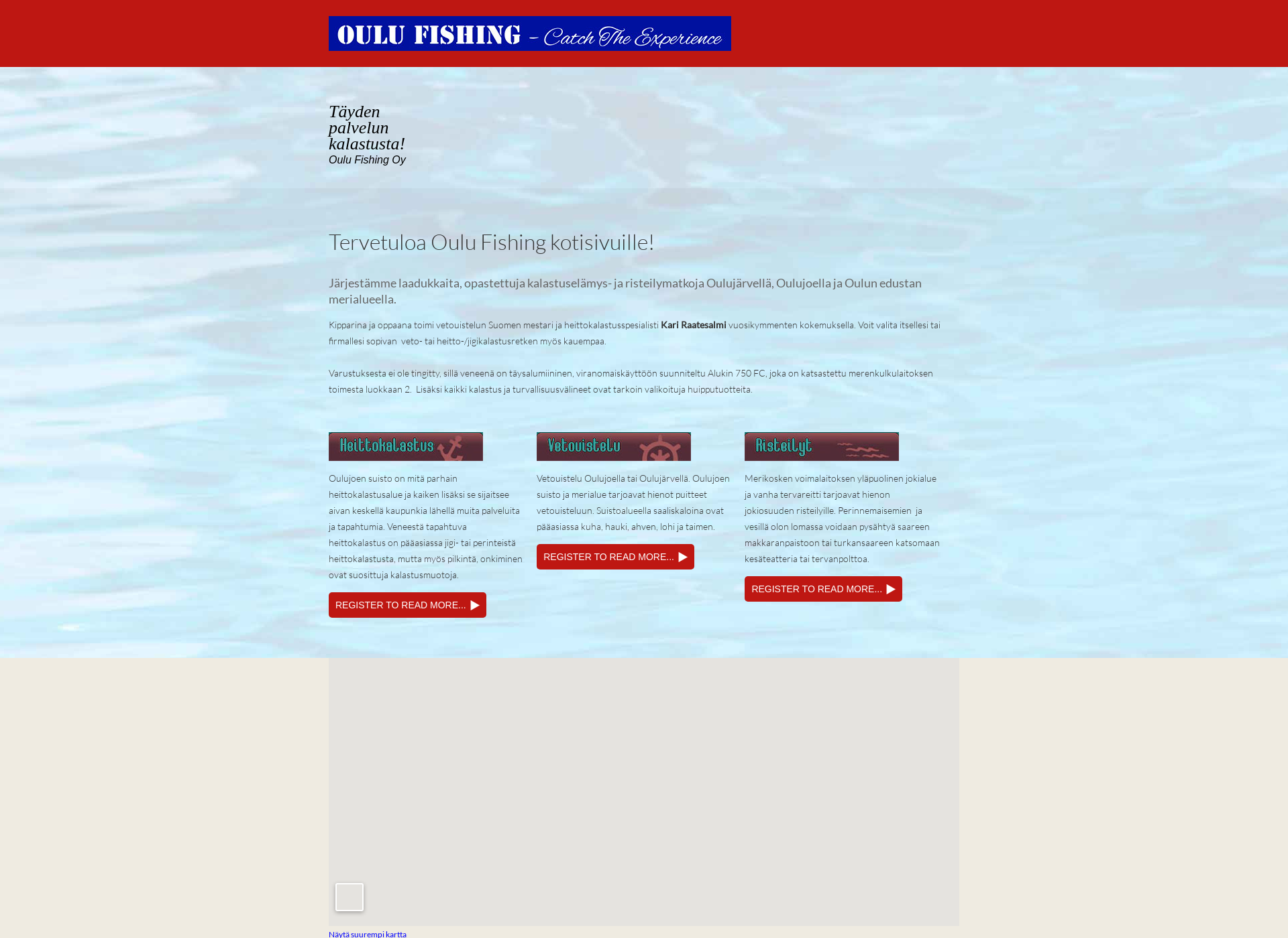 Screenshot for oulufishing.fi