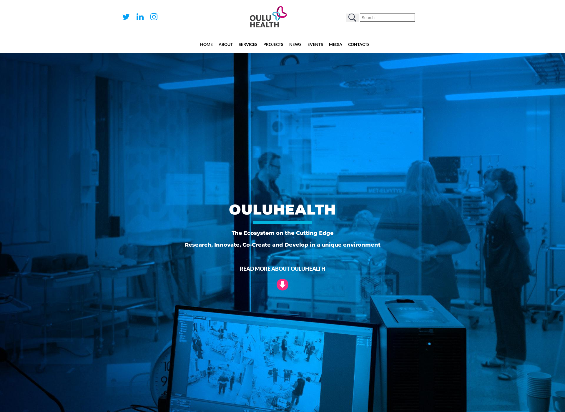 Screenshot for ouluhealth.fi