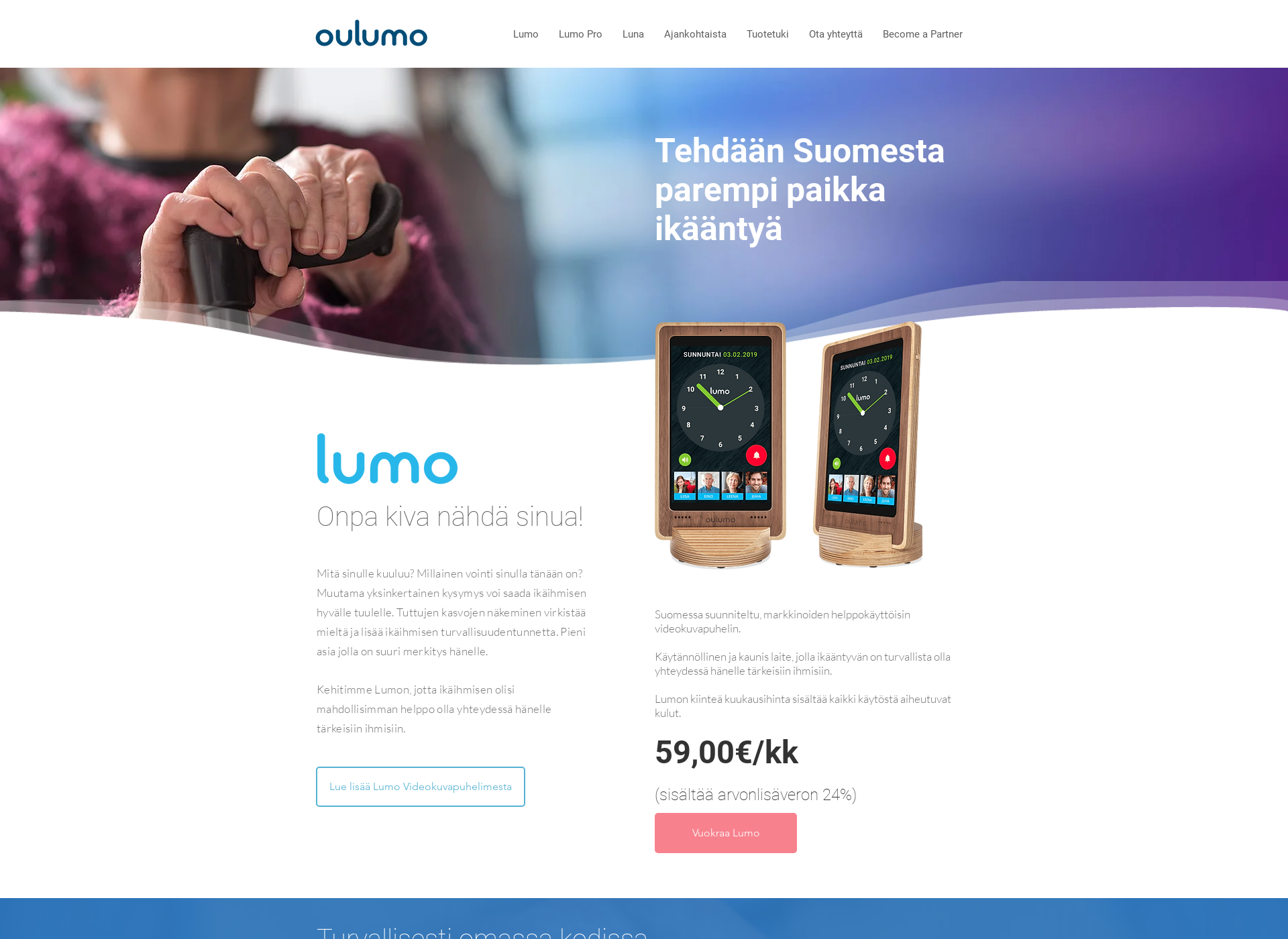 Screenshot for oulumo.com