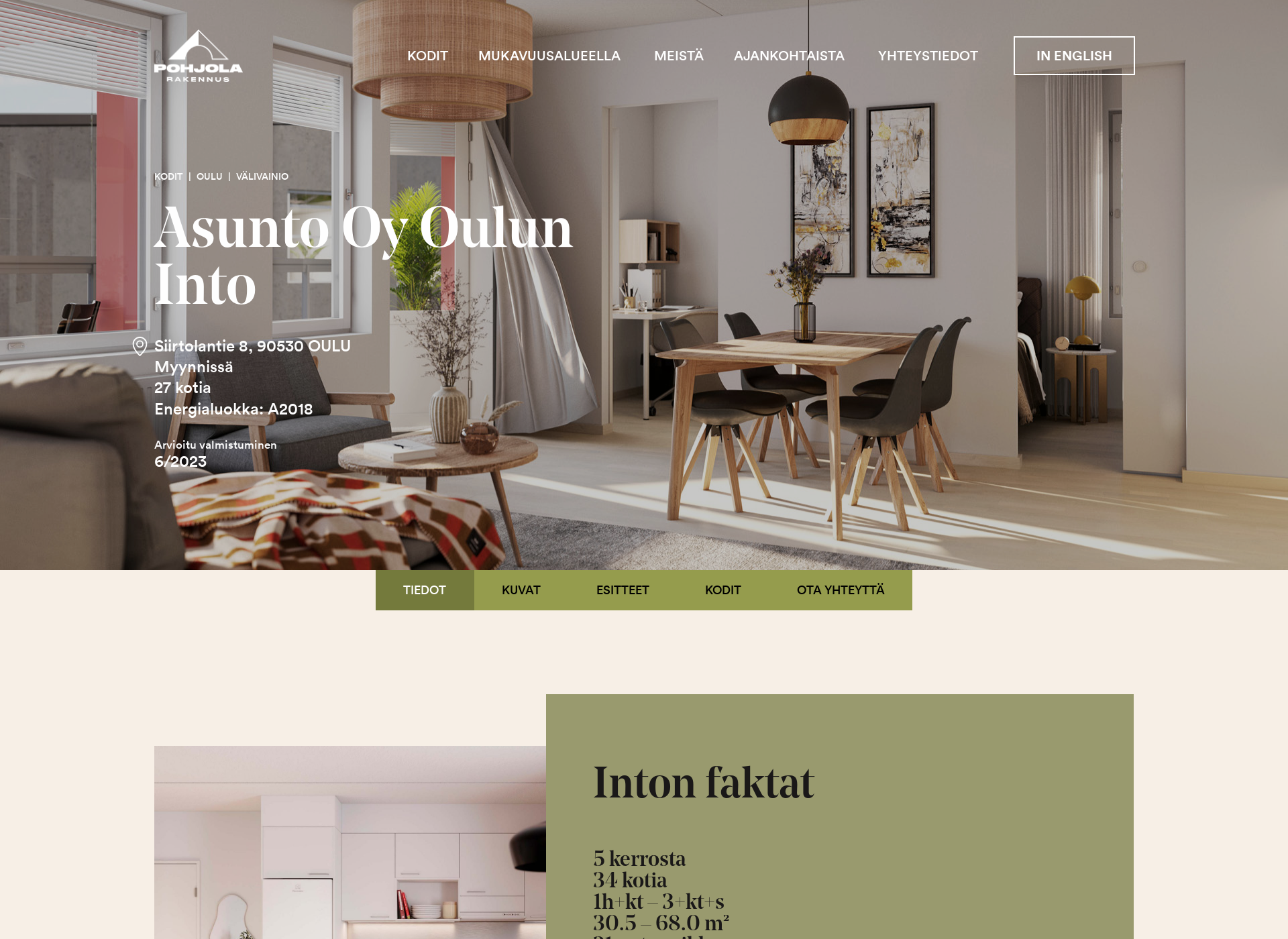 Screenshot for ouluninto.fi