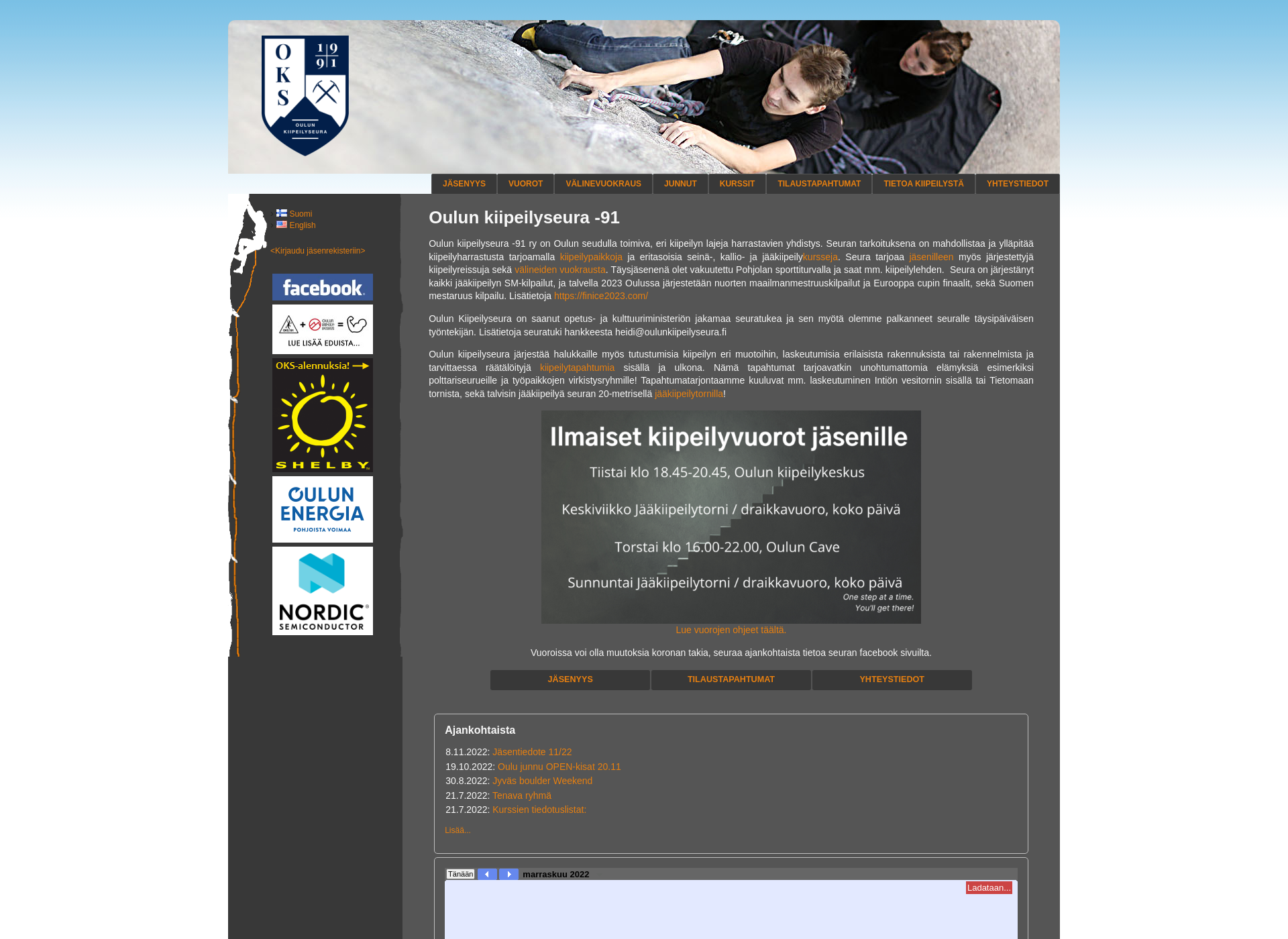 Screenshot for oulunkiipeilyseura.fi