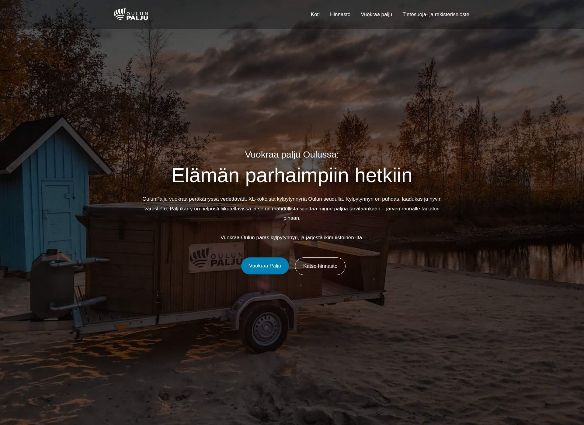 Screenshot for oulunpalju.fi