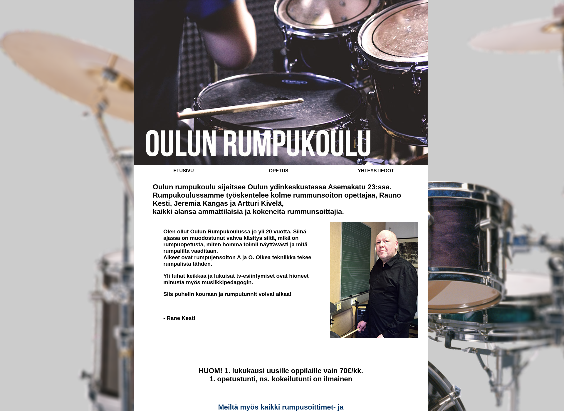 Skärmdump för oulunrumpukoulu.fi
