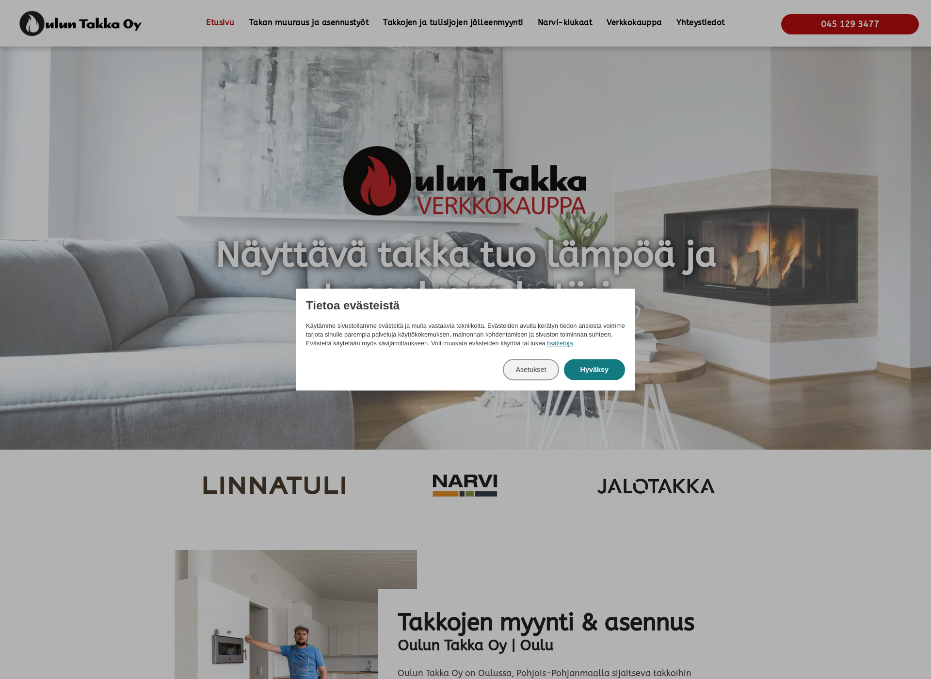 Screenshot for ouluntakka.fi