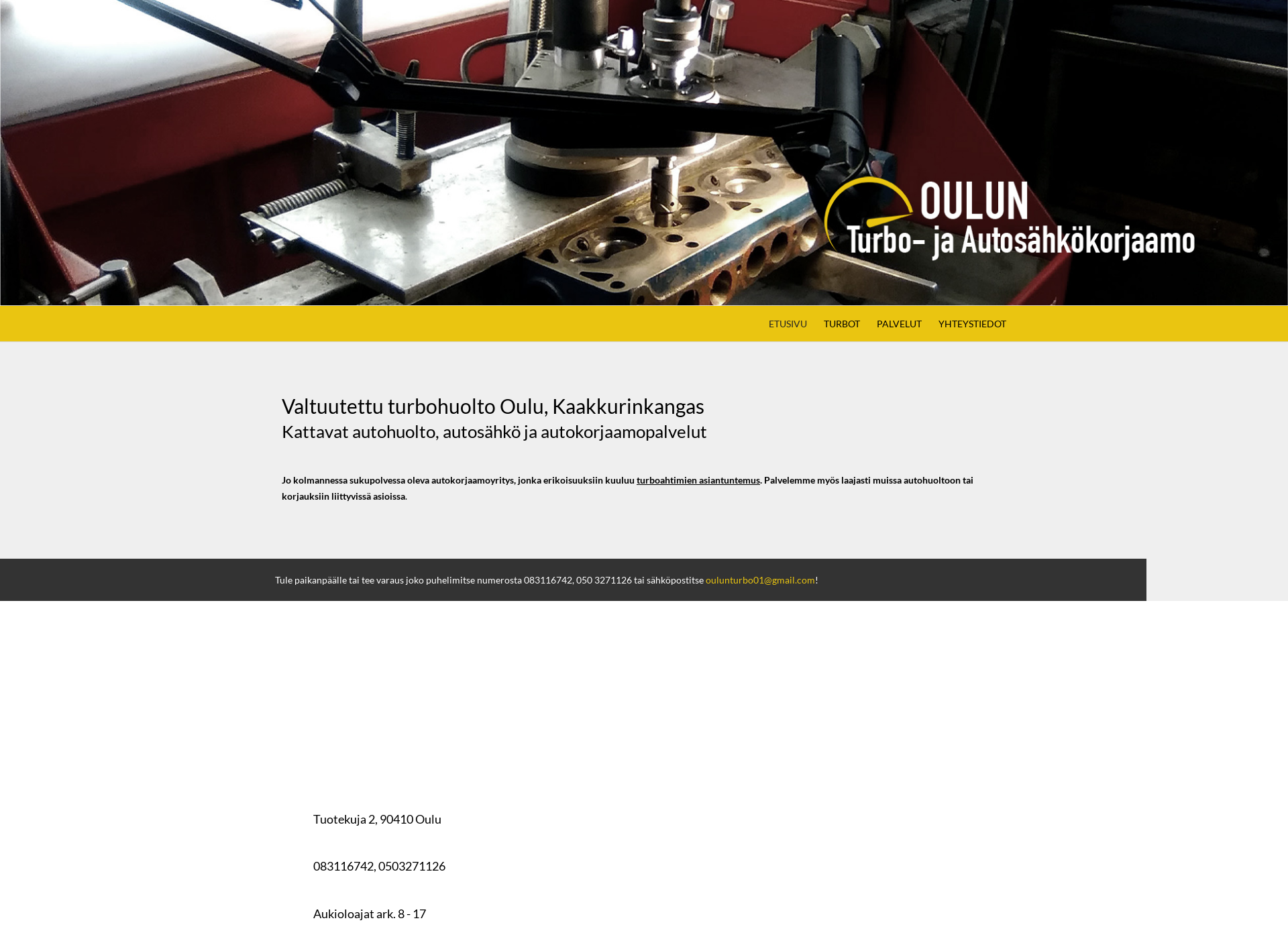 Screenshot for oulunturbo.fi