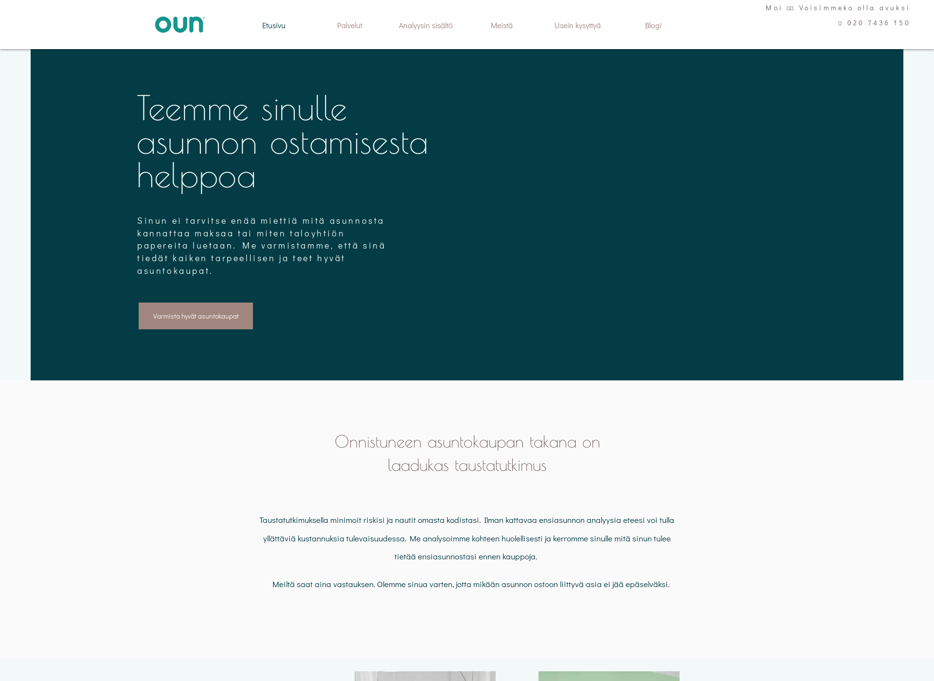 Screenshot for oun.fi