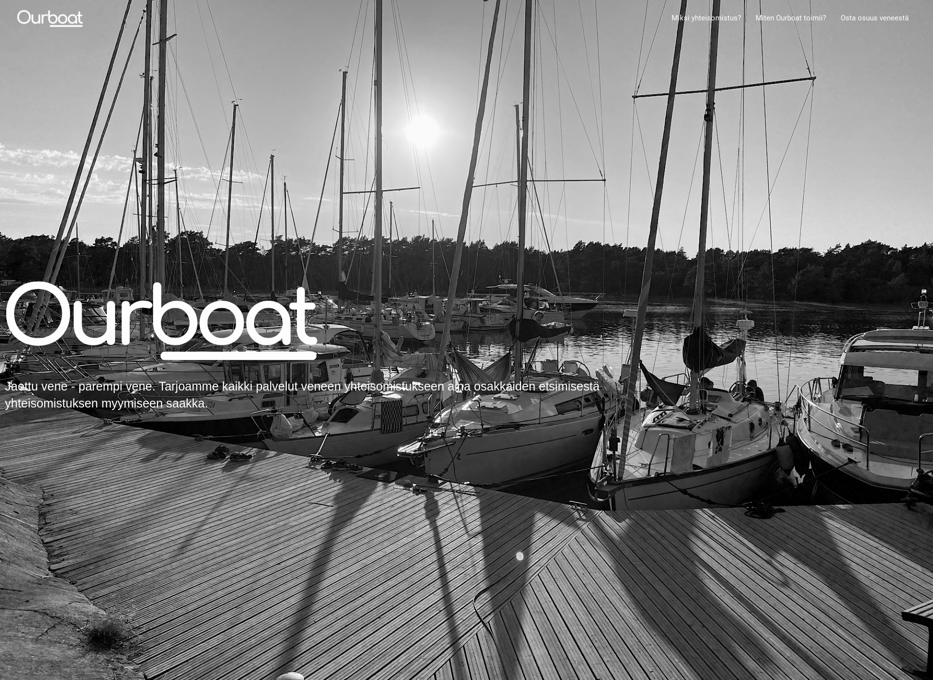 Screenshot for ourboat.fi