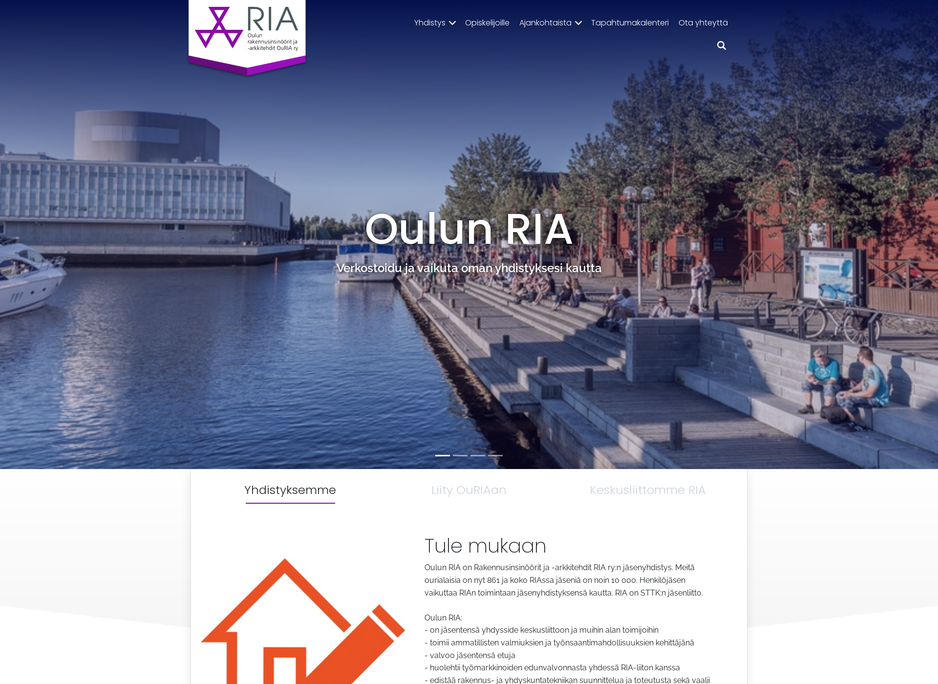 Screenshot for ouria.fi