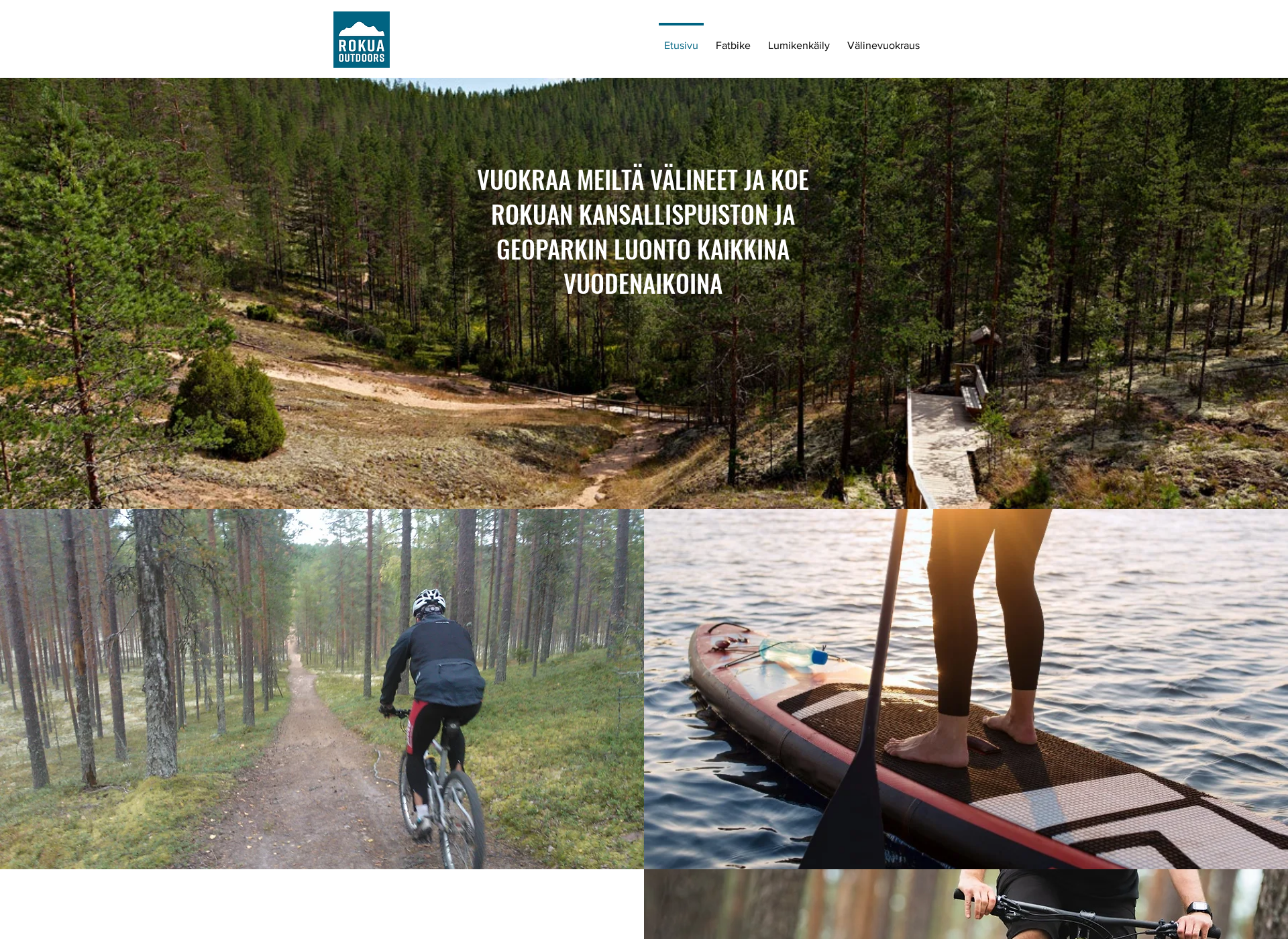 Screenshot for outdoorsrokua.fi