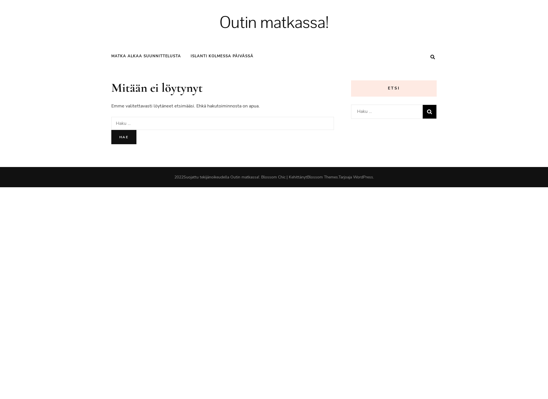 Screenshot for outinmatkassa.fi
